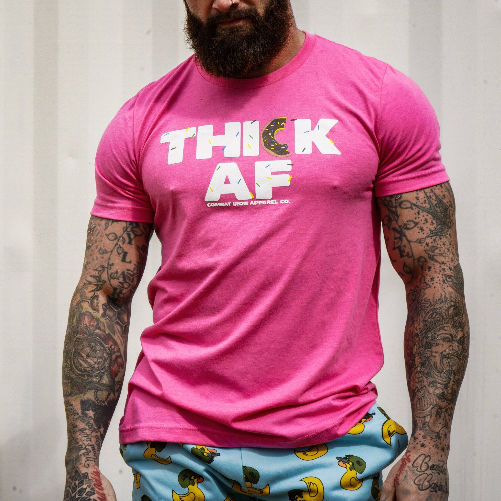 Thick Af Donut Edition Men's T-Shirt - Combat Iron Apparel Co.