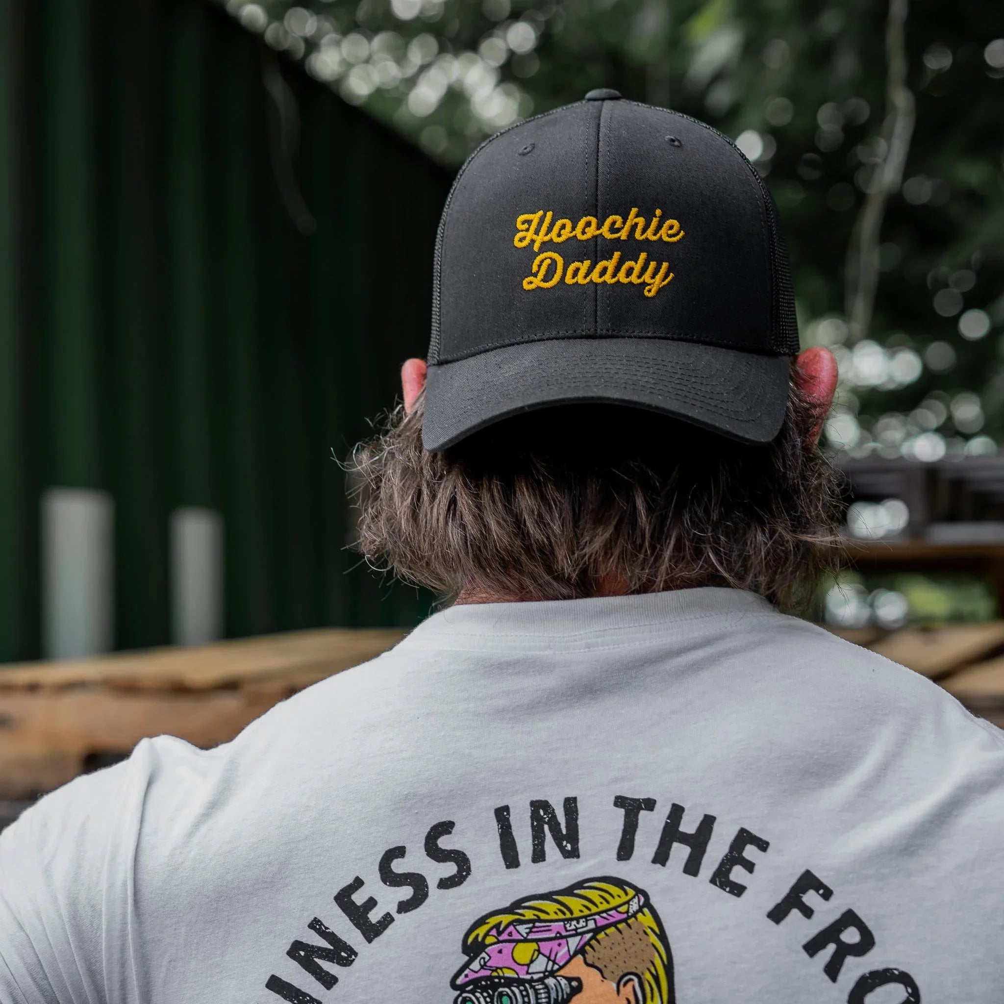 Hoochie Daddy Script Snapback Hat - Combat Iron Apparel Co.