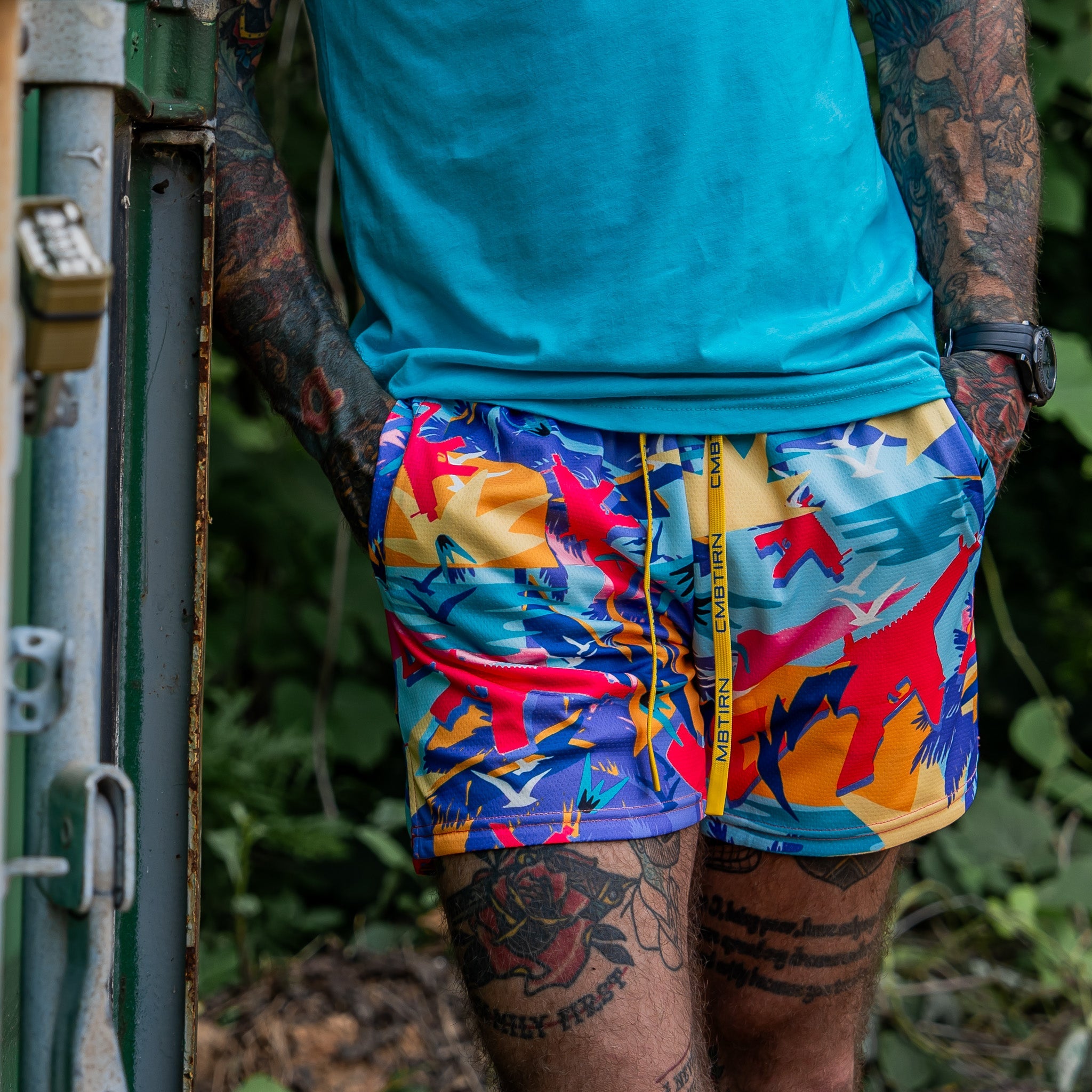 Men's Mesh Hoochie Daddy Shorts | 5" - Combat Iron Apparel Co.