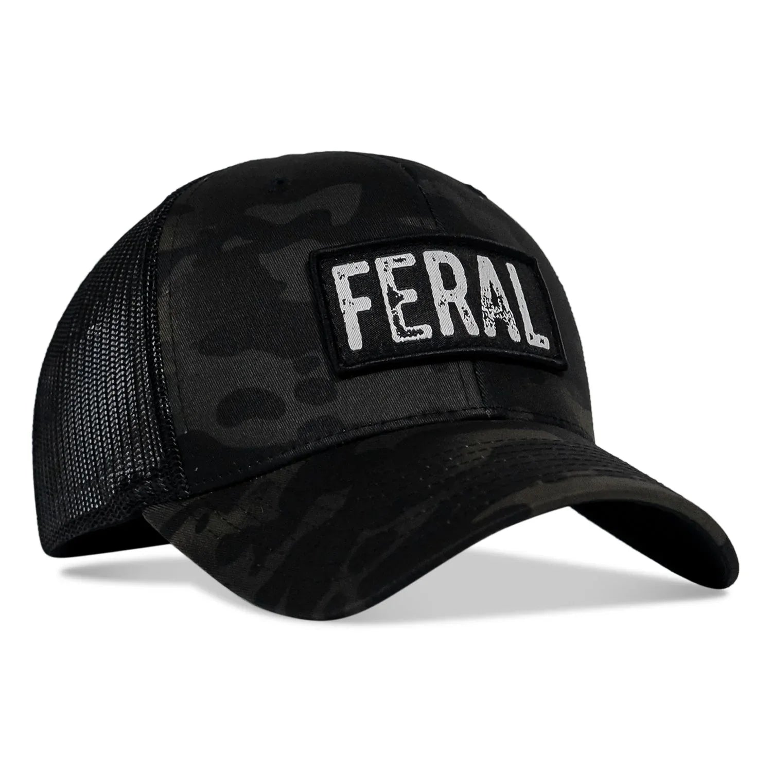 Feral Vintaged Patch Snapback Hat - Combat Iron Apparel Co.