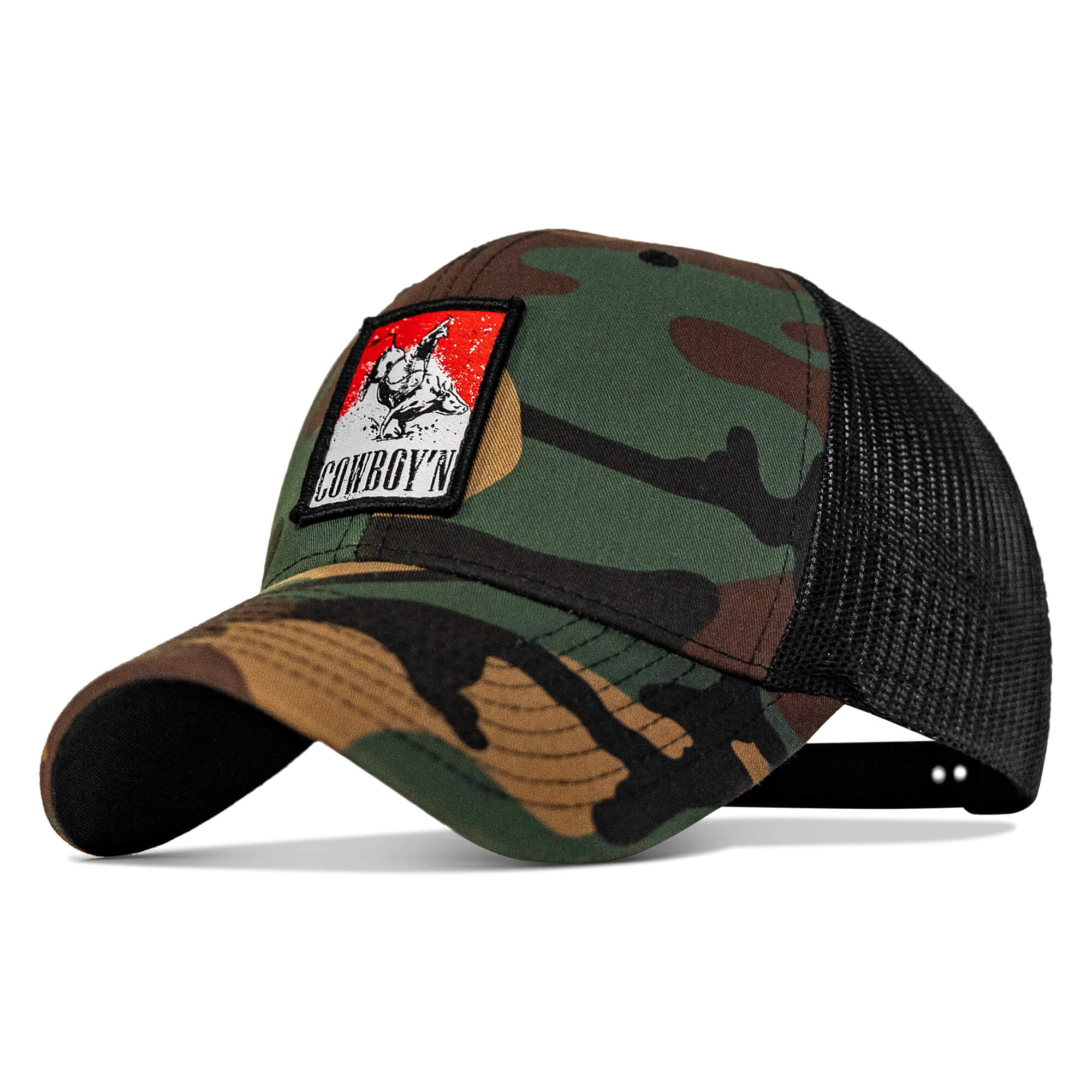 Cowboy'n Knuck If You Buck Patch SnapBack - Combat Iron Apparel Co.