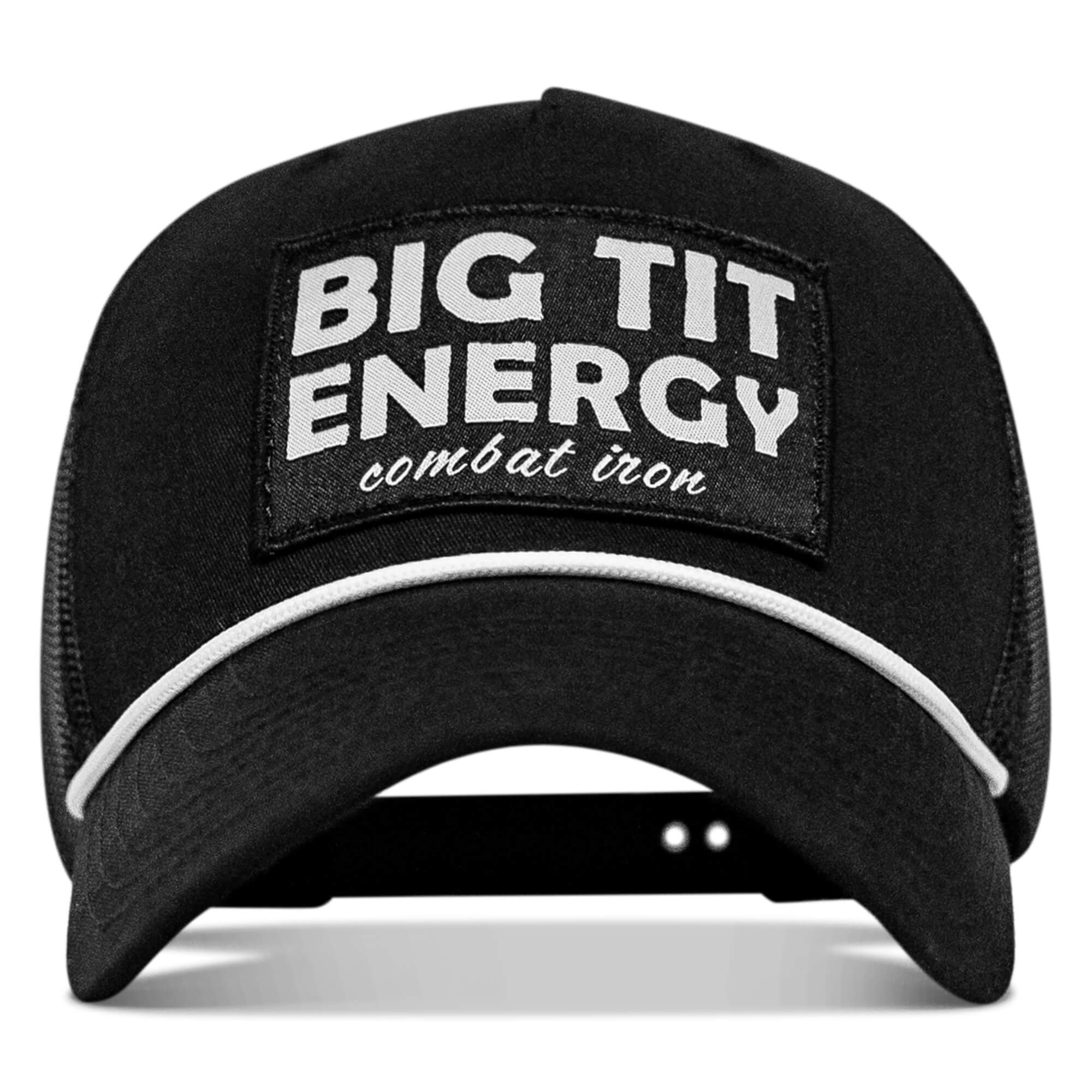 Big Tit Energy Patch Rope Snapback Hat - Combat Iron Apparel Co.