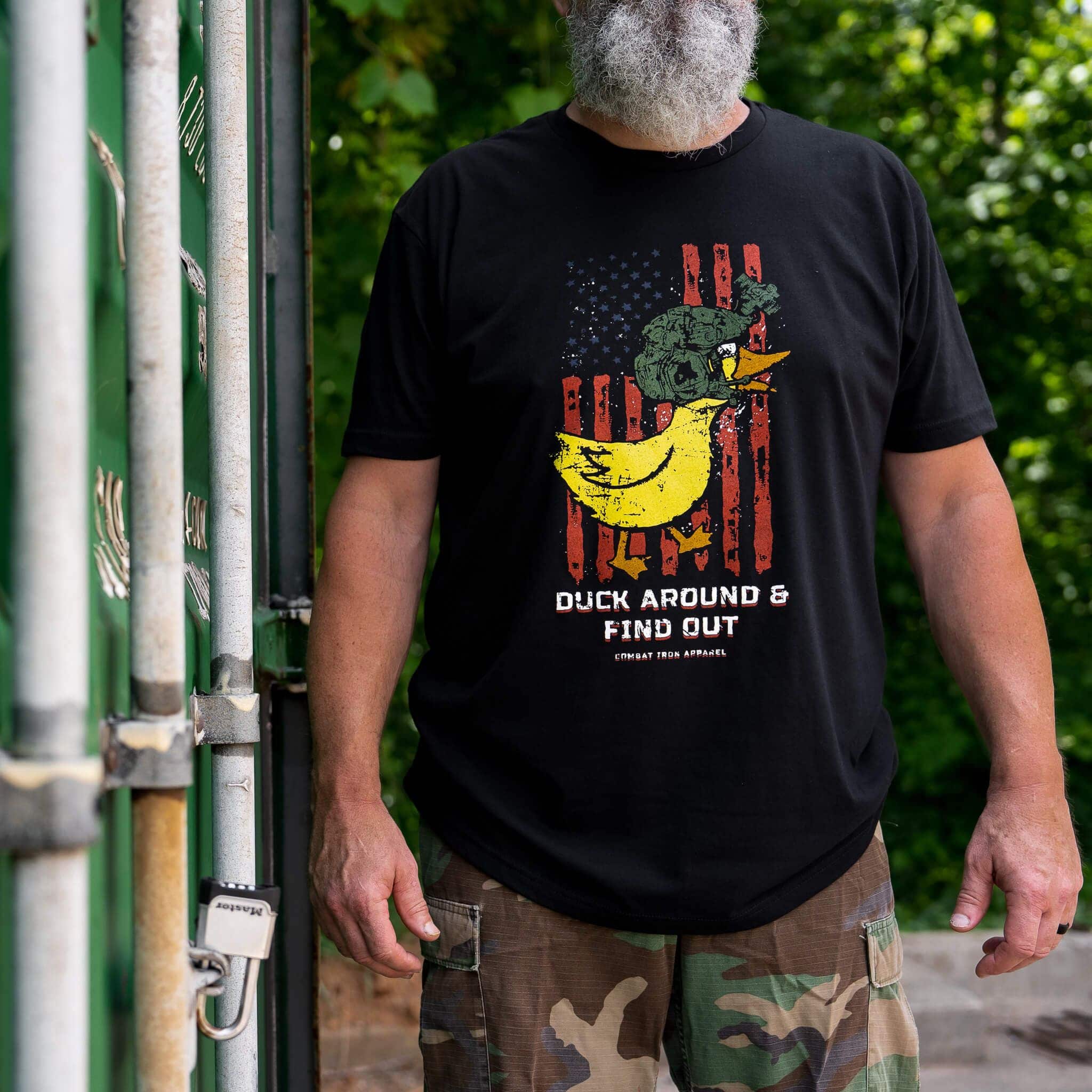 Duck Around and Find Out Men's T-Shirt - Combat Iron Apparel Co.