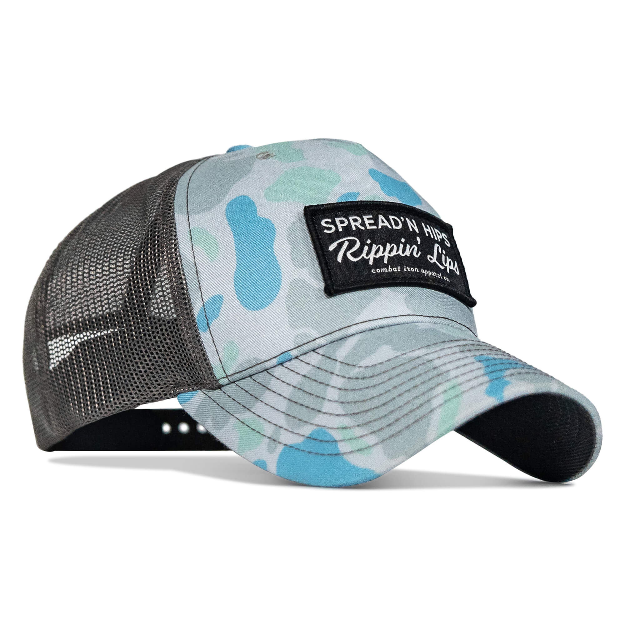 Spreadin' Hips Rippin' Lips Patch Snapback  - Combat Iron Apparel Co.