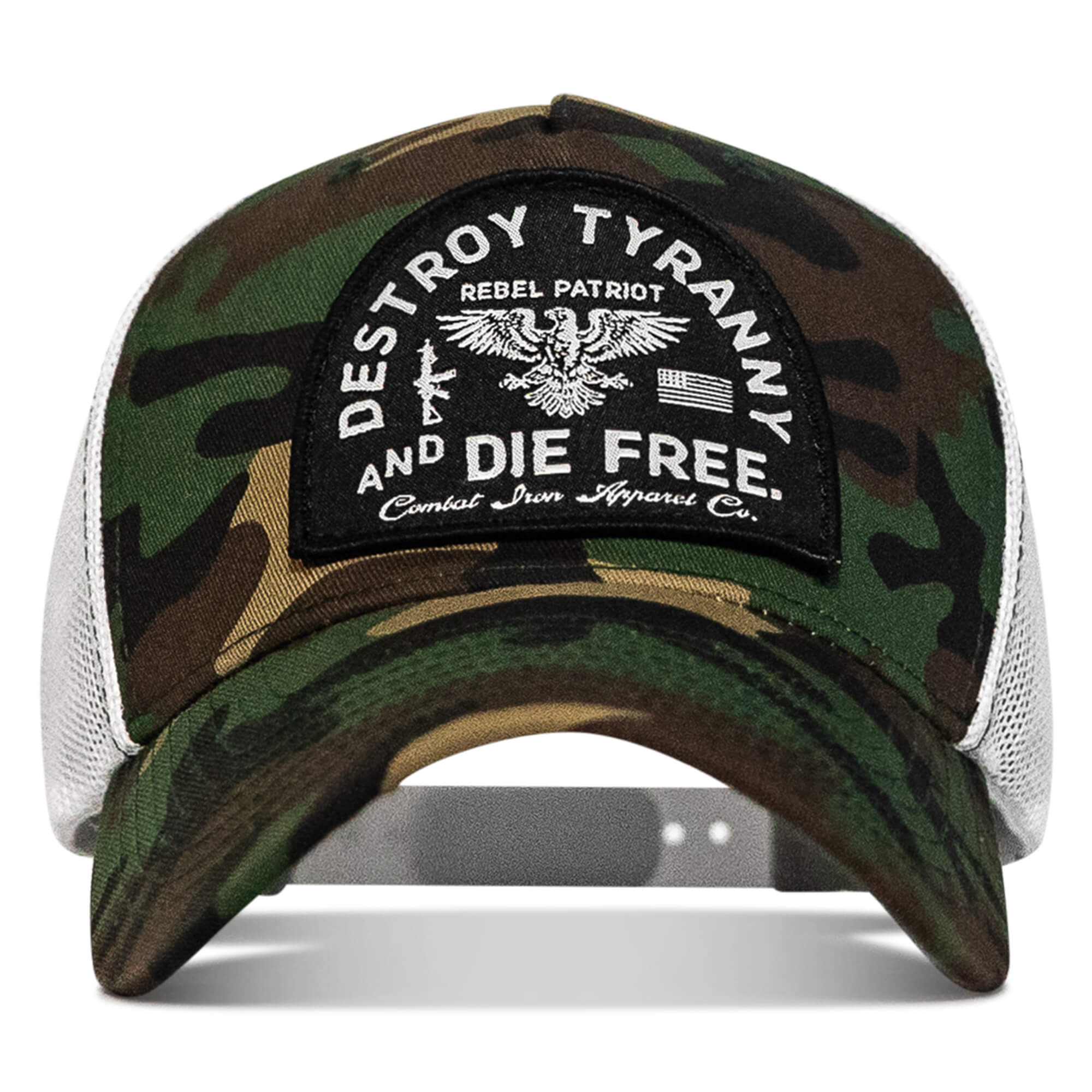 Destroy Tyranny and Die Free Patch Snapback - Combat Iron Apparel Co.