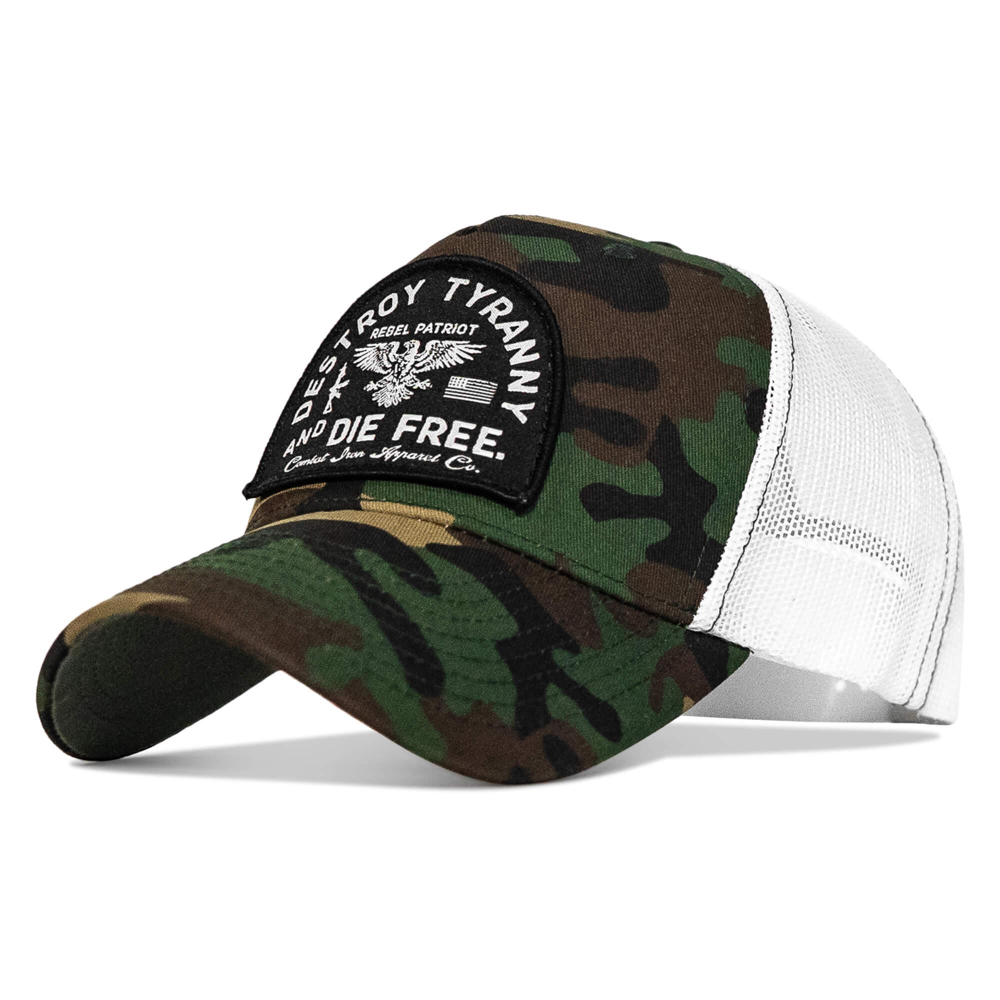 Destroy Tyranny and Die Free Patch Snapback - Combat Iron Apparel Co.