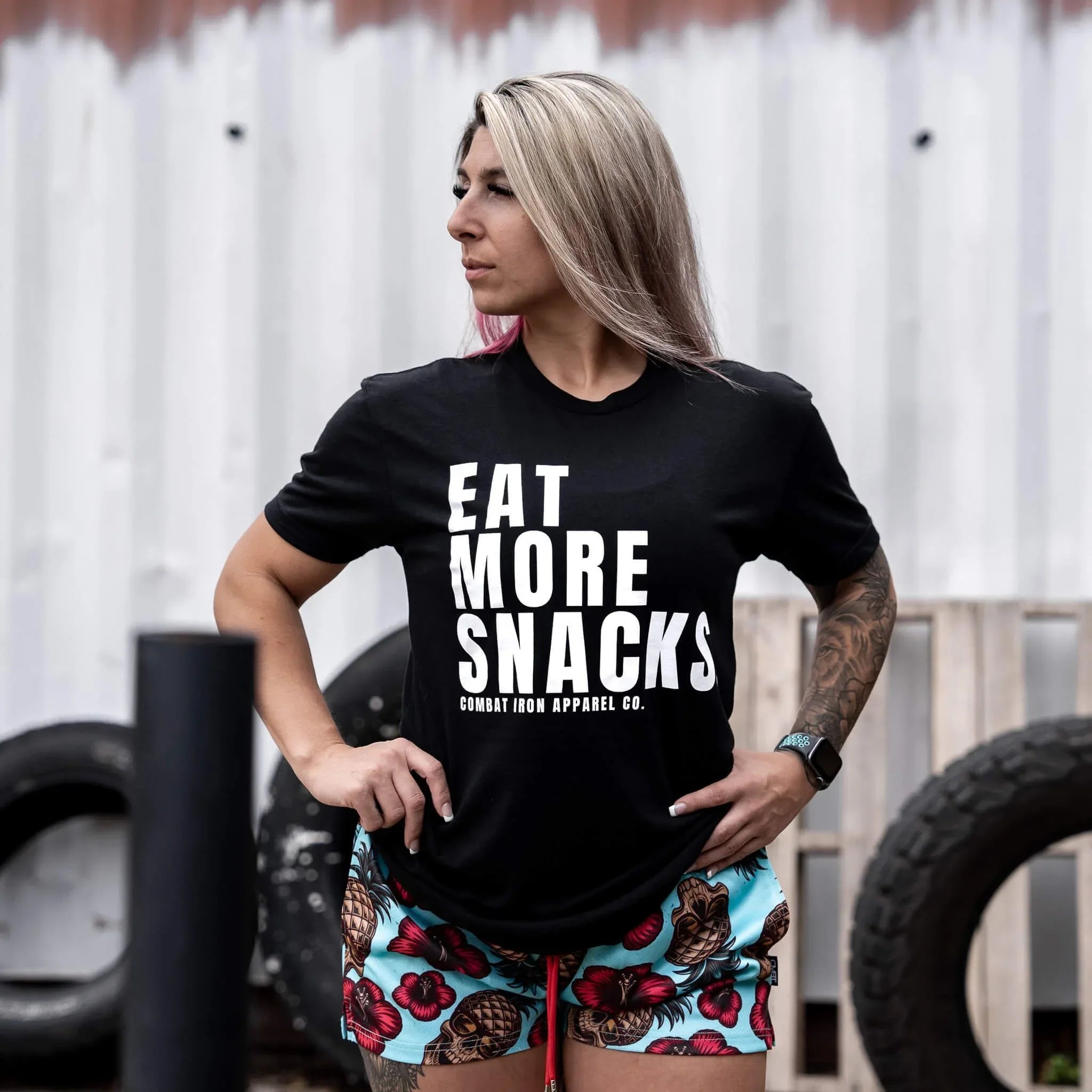 Eat More Snacks Men's T-Shirt - Combat Iron Apparel Co.