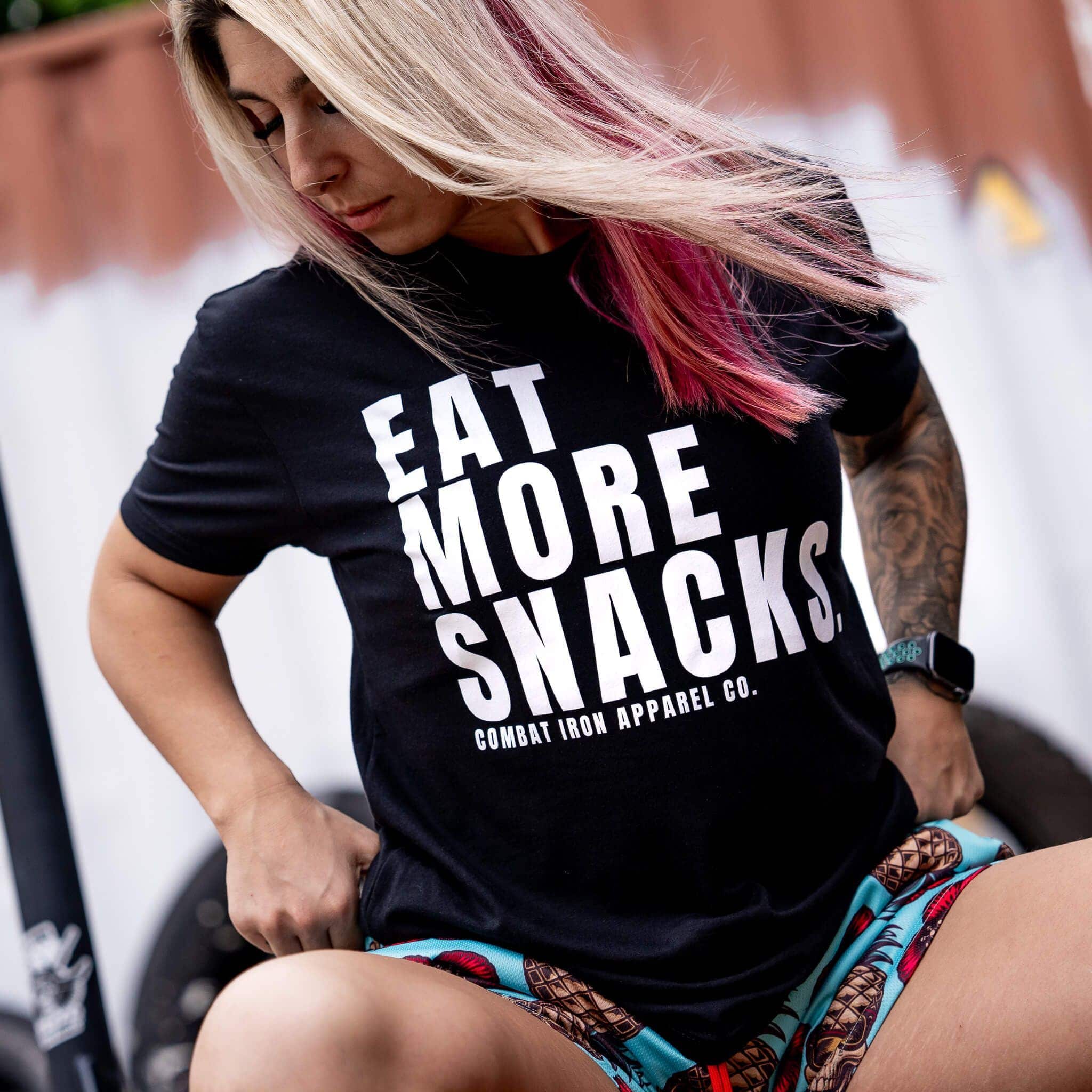 Eat More Snacks Men's T-Shirt - Combat Iron Apparel Co.