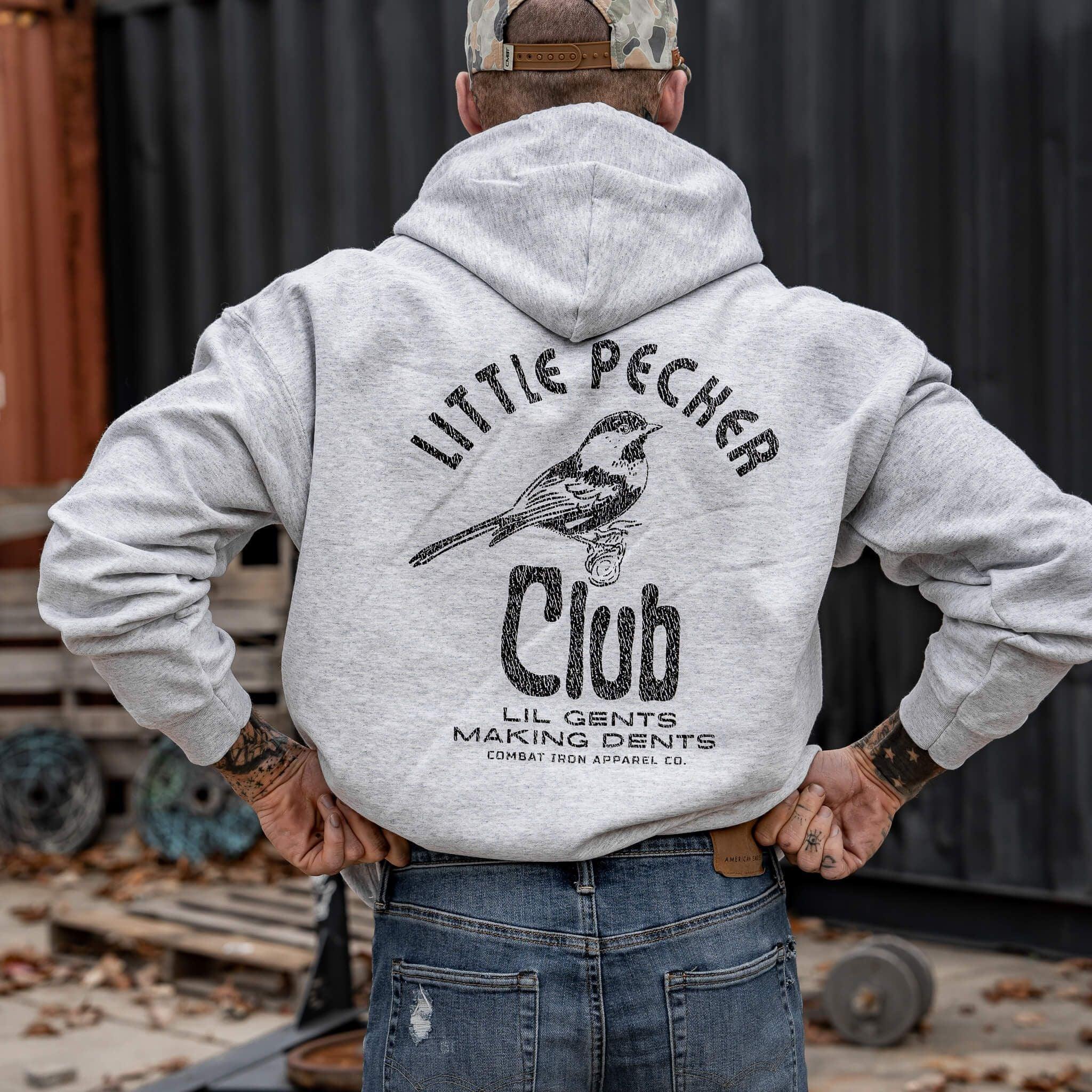 Little Pecker Club Fleece Lined Hoodie - Combat Iron Apparel Co.