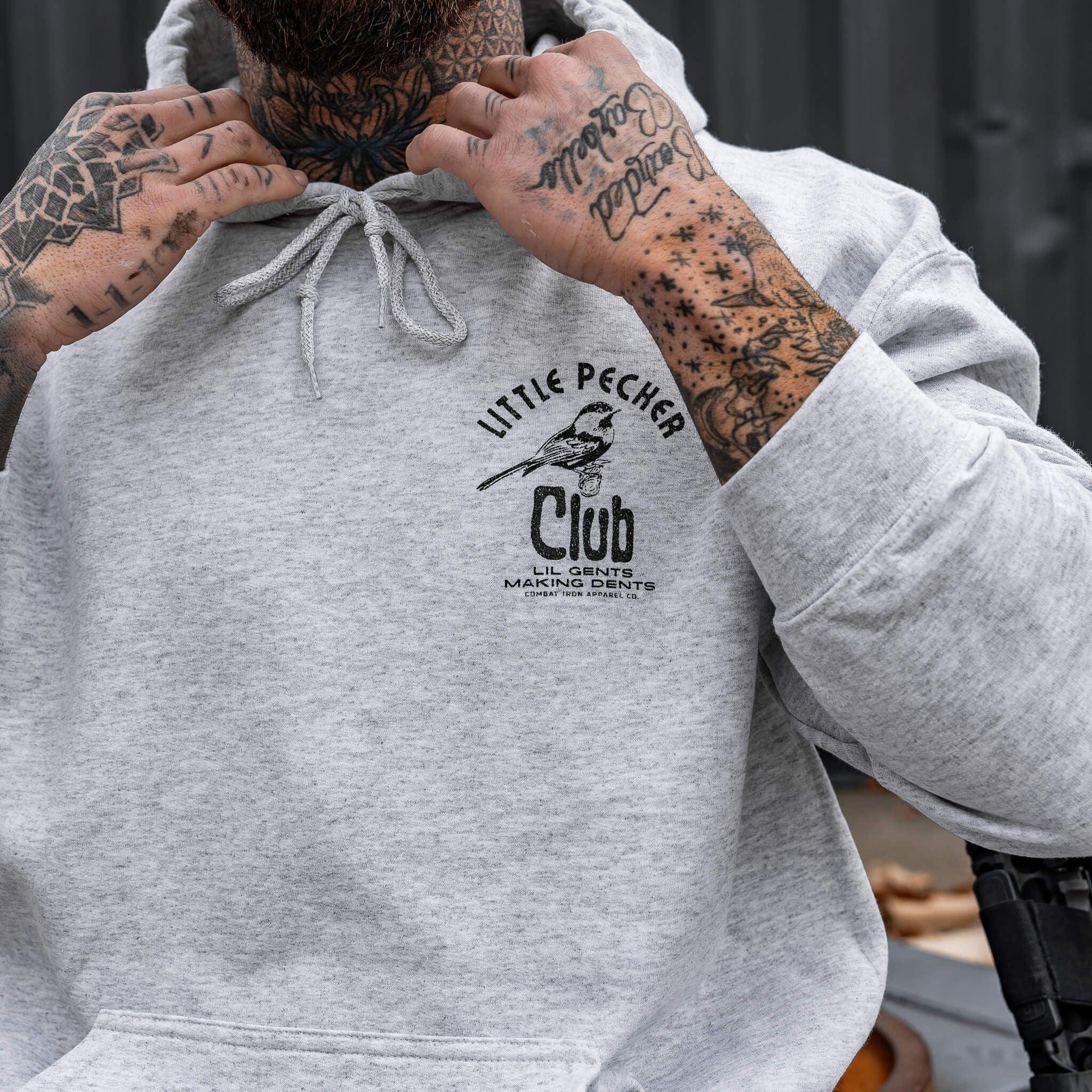 Little Pecker Club Fleece Lined Hoodie - Combat Iron Apparel Co.