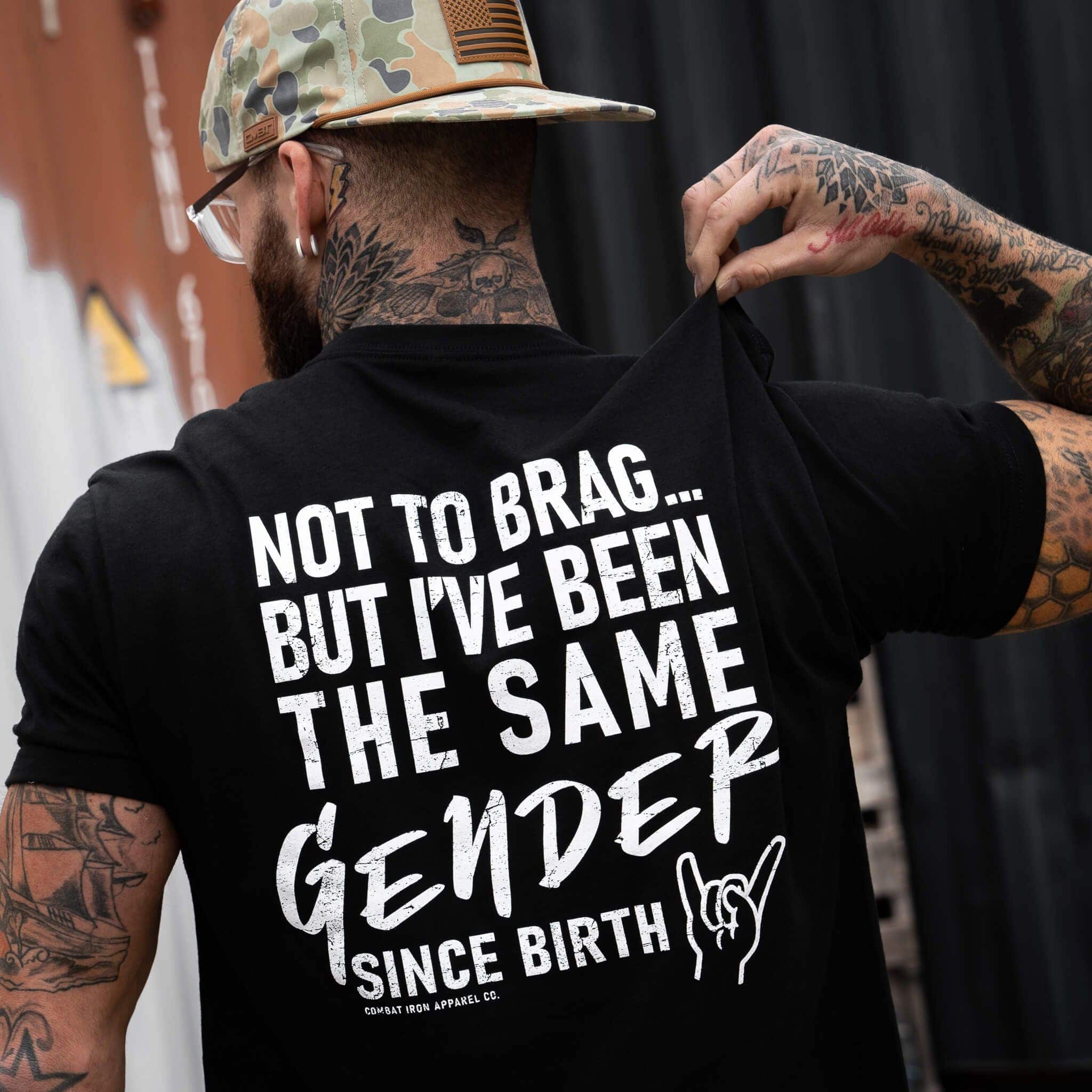 Same Gender Since Birth Men's T-Shirt - Combat Iron Apparel Co.