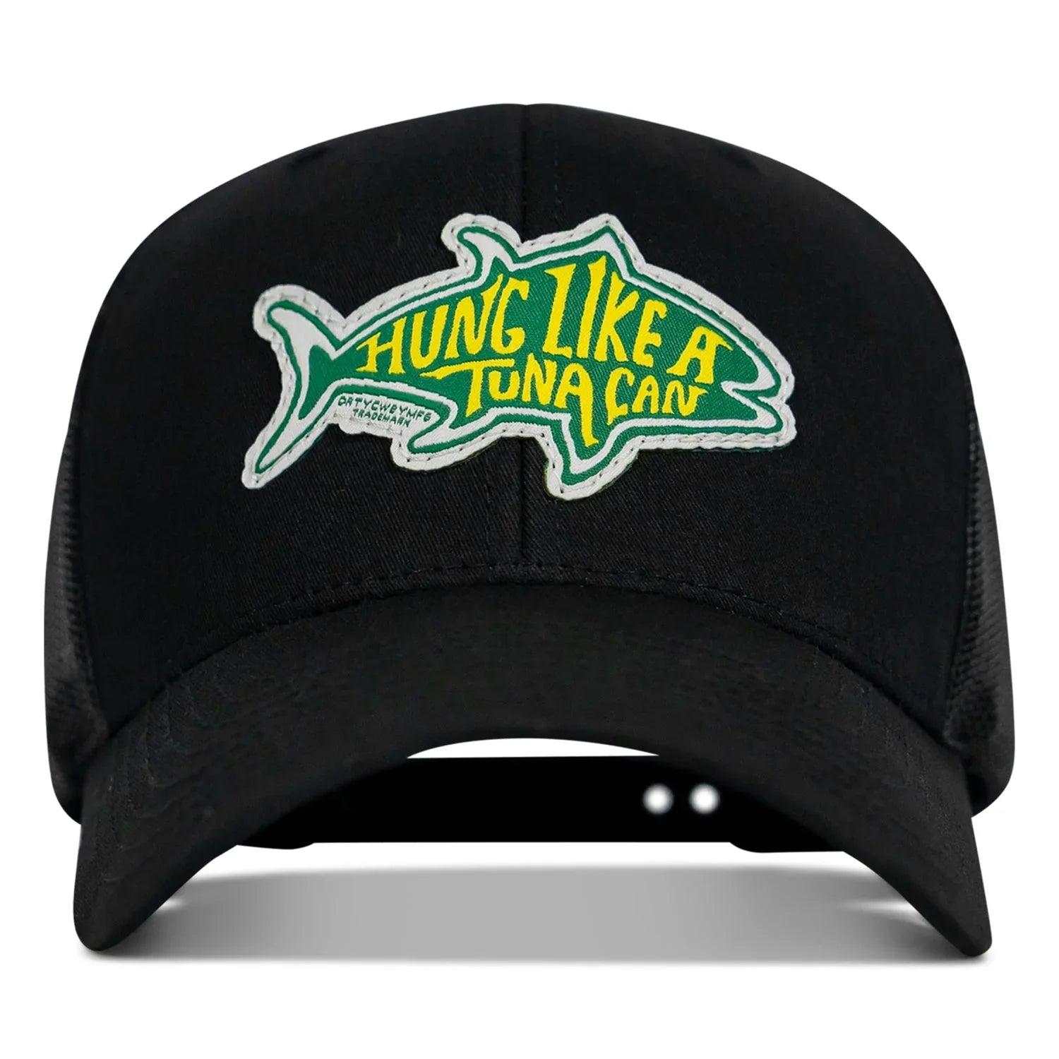 Hung Like A Tuna Can Snapback Hat - Combat Iron Apparel Co.