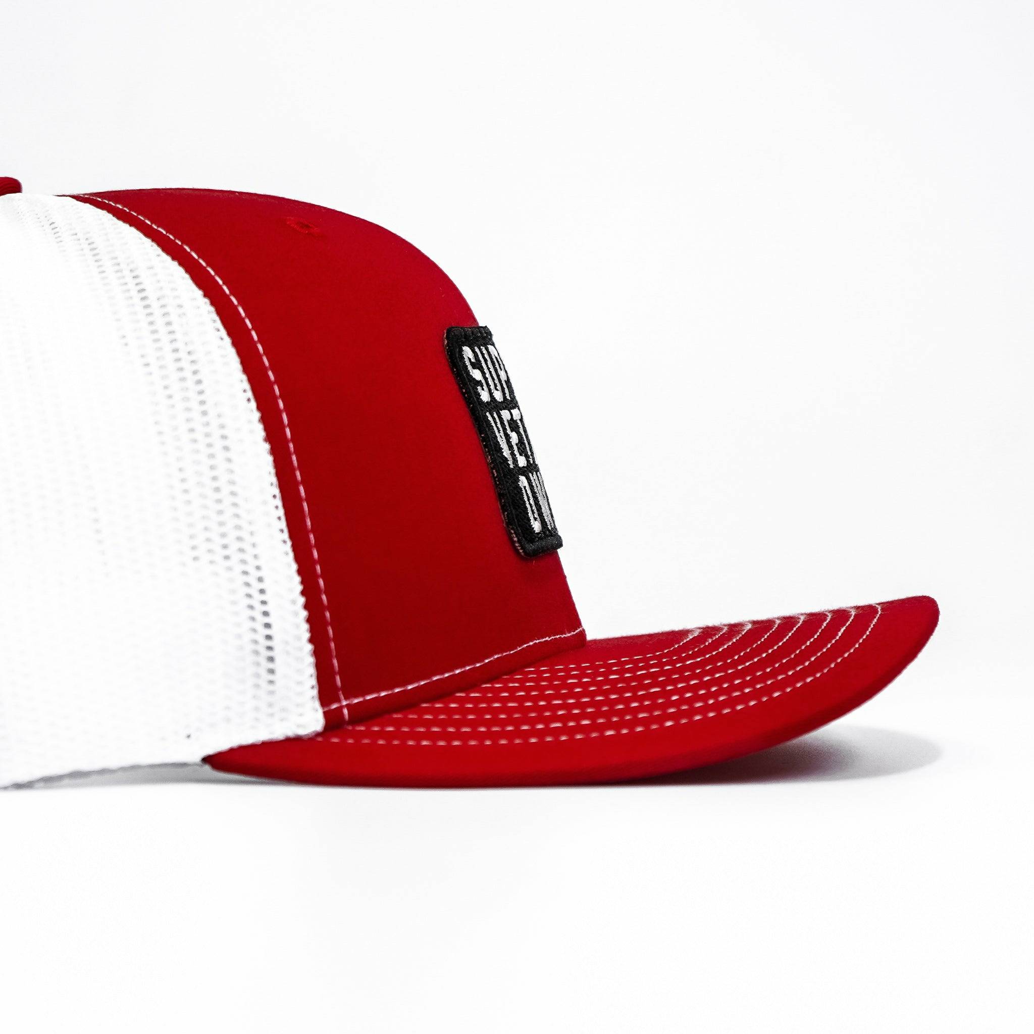 Support Veteran Owned Patch Mid-Profile Mesh Snapback - Combat Iron Apparel Co.