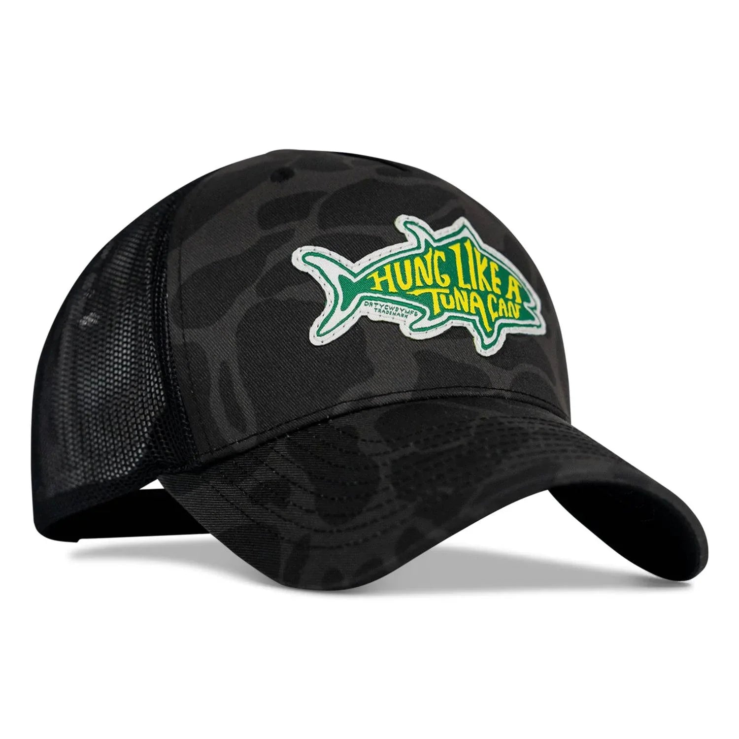 Hung Like A Tuna Can Snapback Hat - Combat Iron Apparel Co.