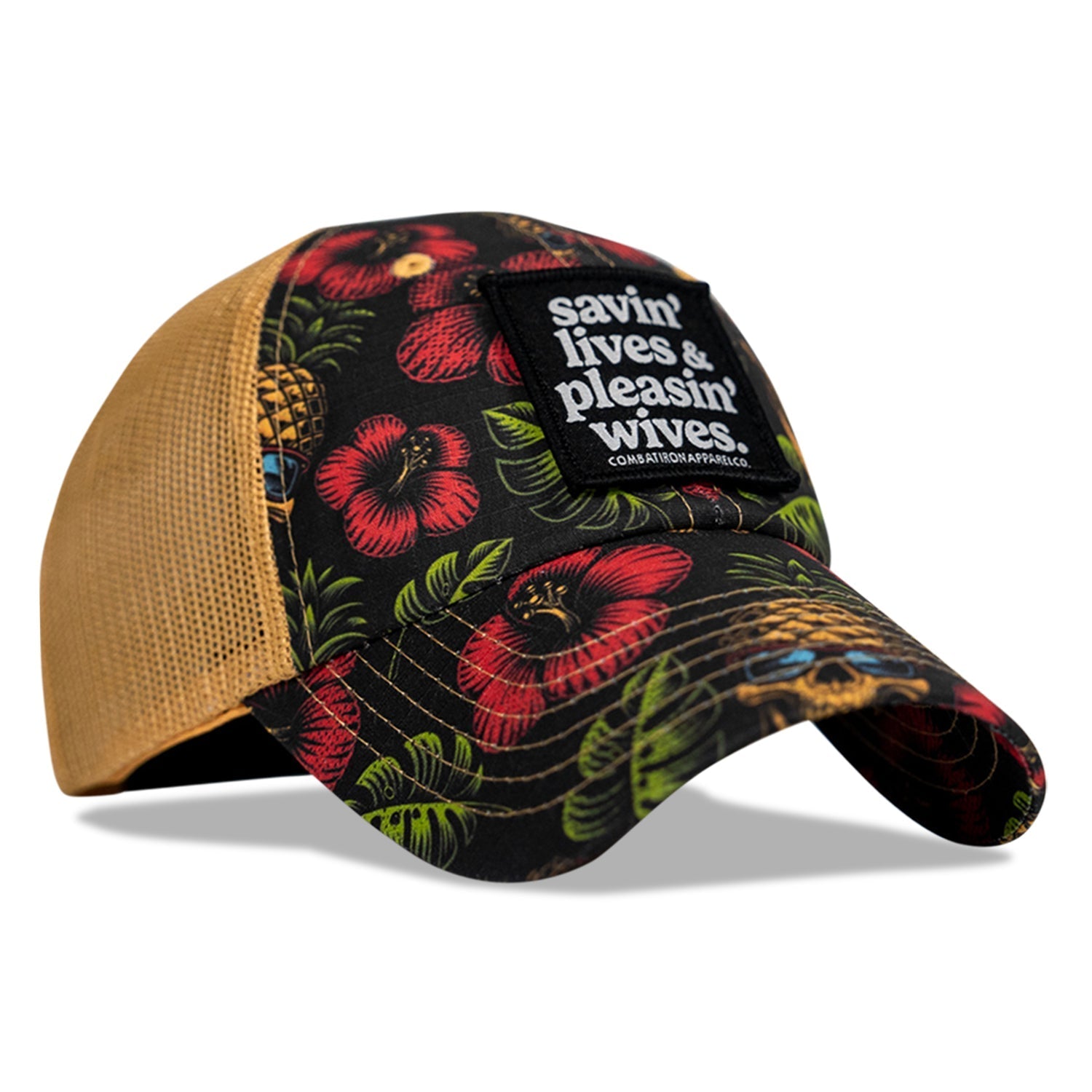 Ripstop Savin' Lives & Pleasin' Wives Low Pro Snapback - Combat Iron Apparel Co.