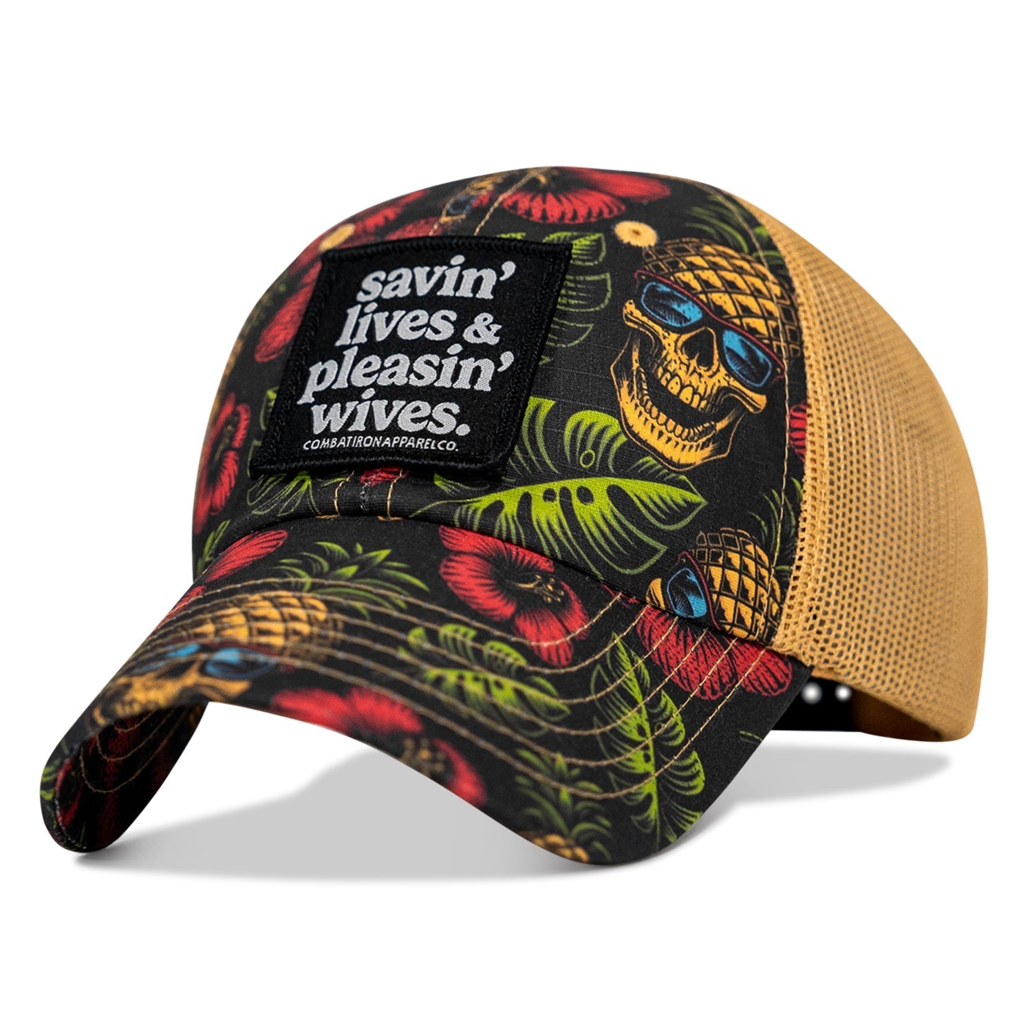 Ripstop Savin' Lives & Pleasin' Wives Low Pro Snapback - Combat Iron Apparel Co.