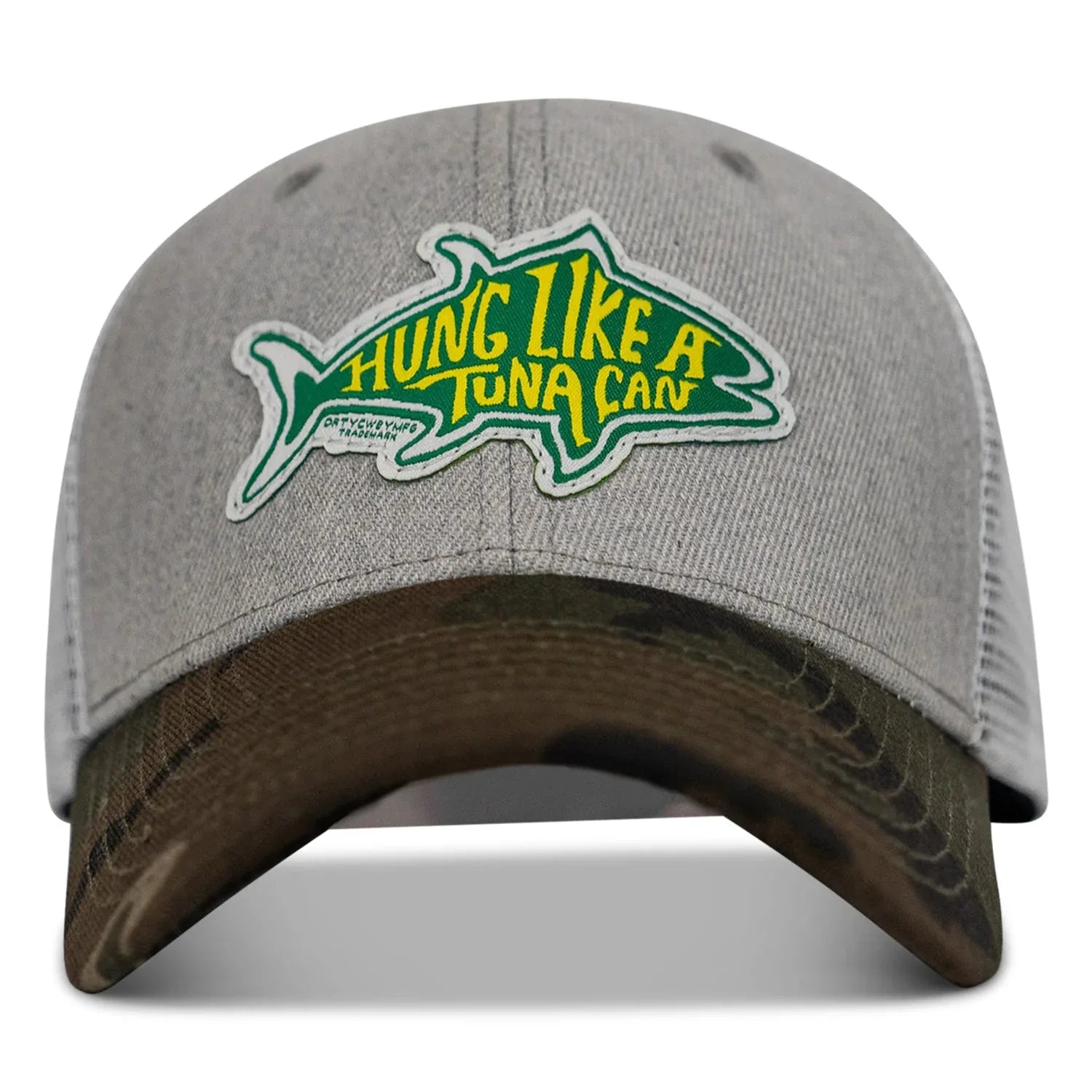 Hung Like A Tuna Can Snapback Hat - Combat Iron Apparel Co.