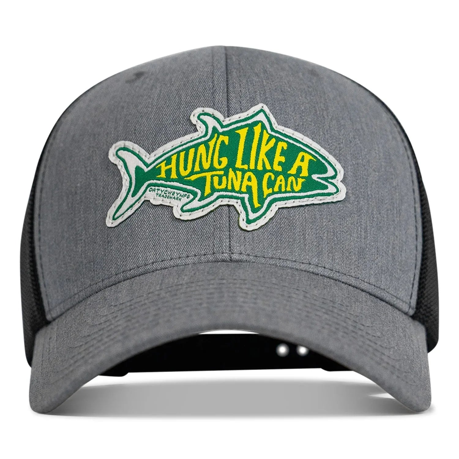 Hung Like A Tuna Can Snapback Hat - Combat Iron Apparel Co.