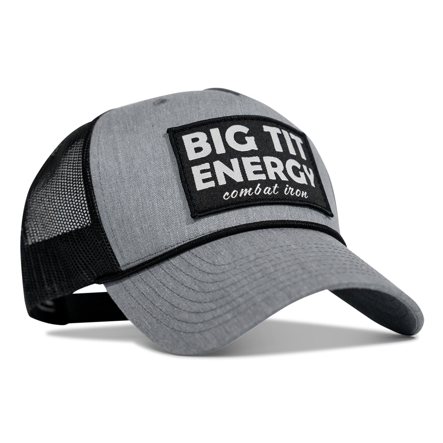 Big Tit Energy Patch Rope Snapback Hat - Combat Iron Apparel Co.