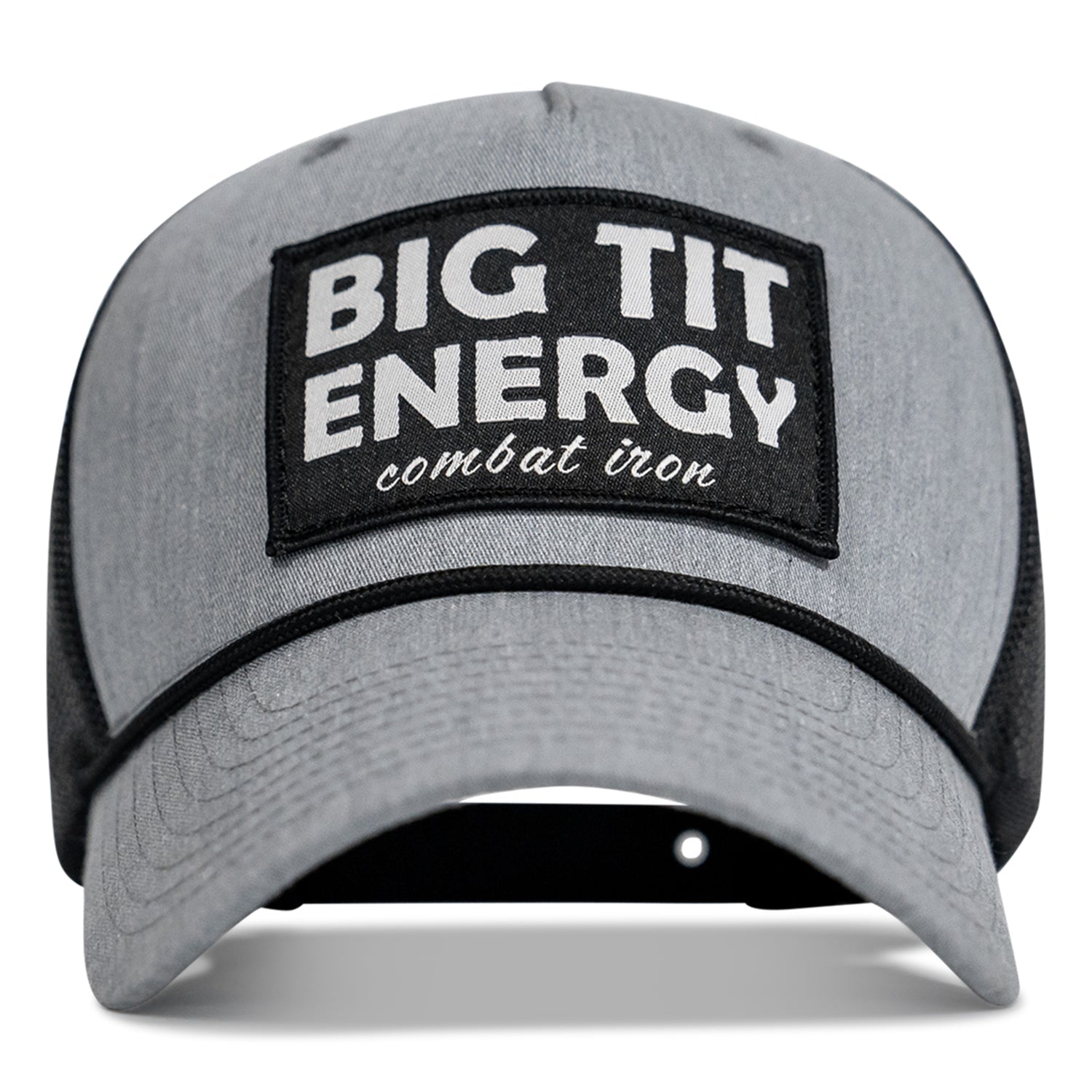 Big Tit Energy Patch Rope Snapback Hat - Combat Iron Apparel Co.