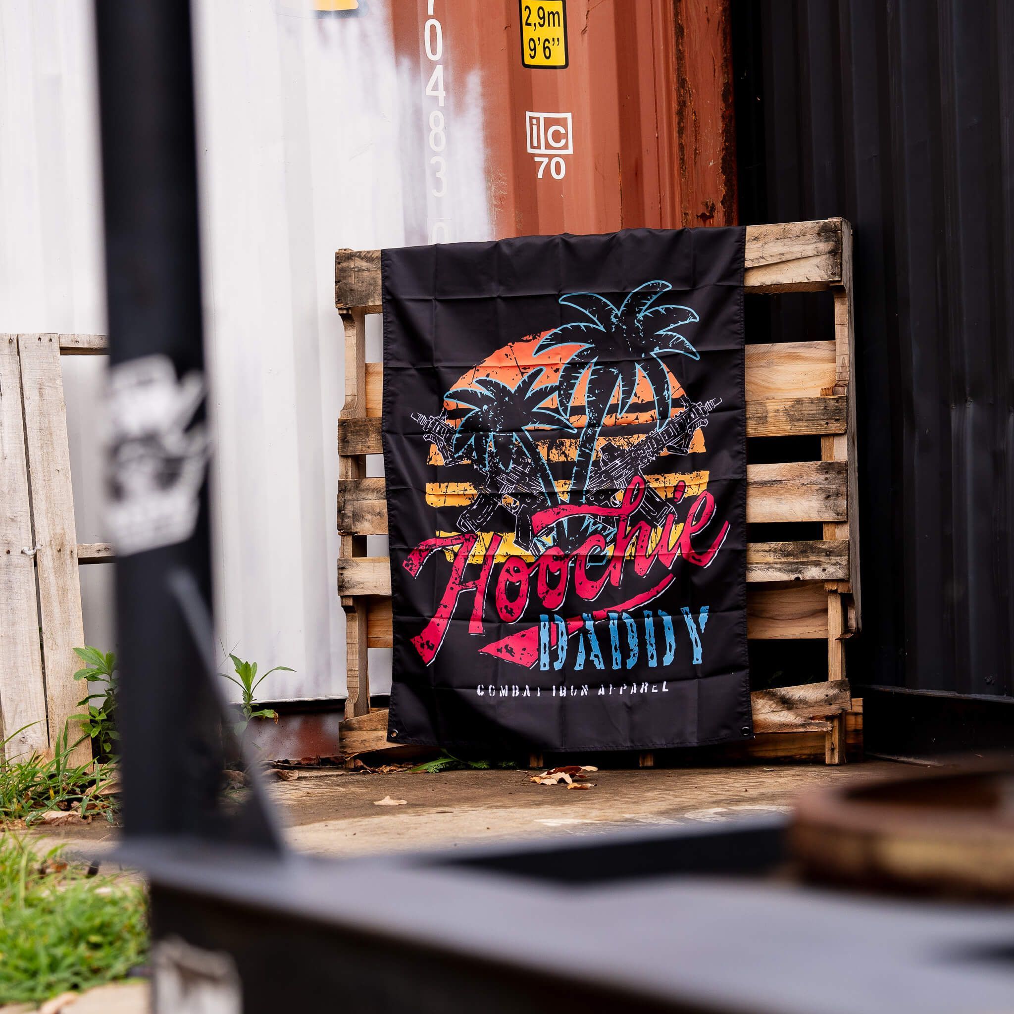 Hooch Daddy 3' X 5' Wall Flag  - Combat Iron Apparel Co.