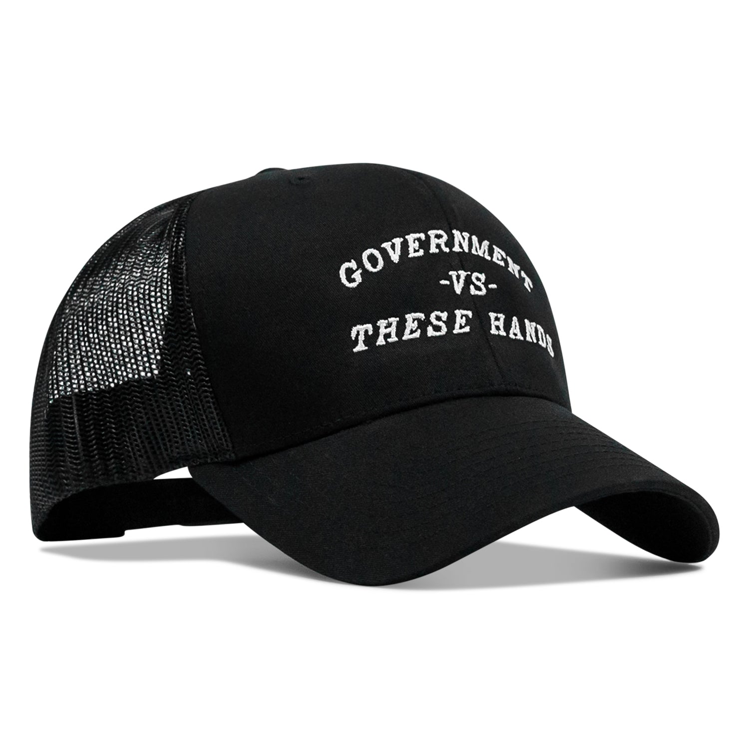 Government -vs- These Hands SnapBack Hat - Combat Iron Apparel Co.
