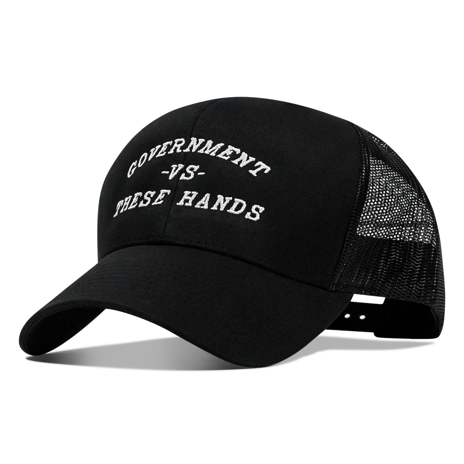 Government -vs- These Hands SnapBack Hat - Combat Iron Apparel Co.