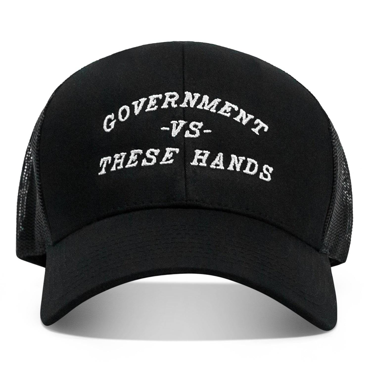 Government -vs- These Hands SnapBack Hat - Combat Iron Apparel Co.