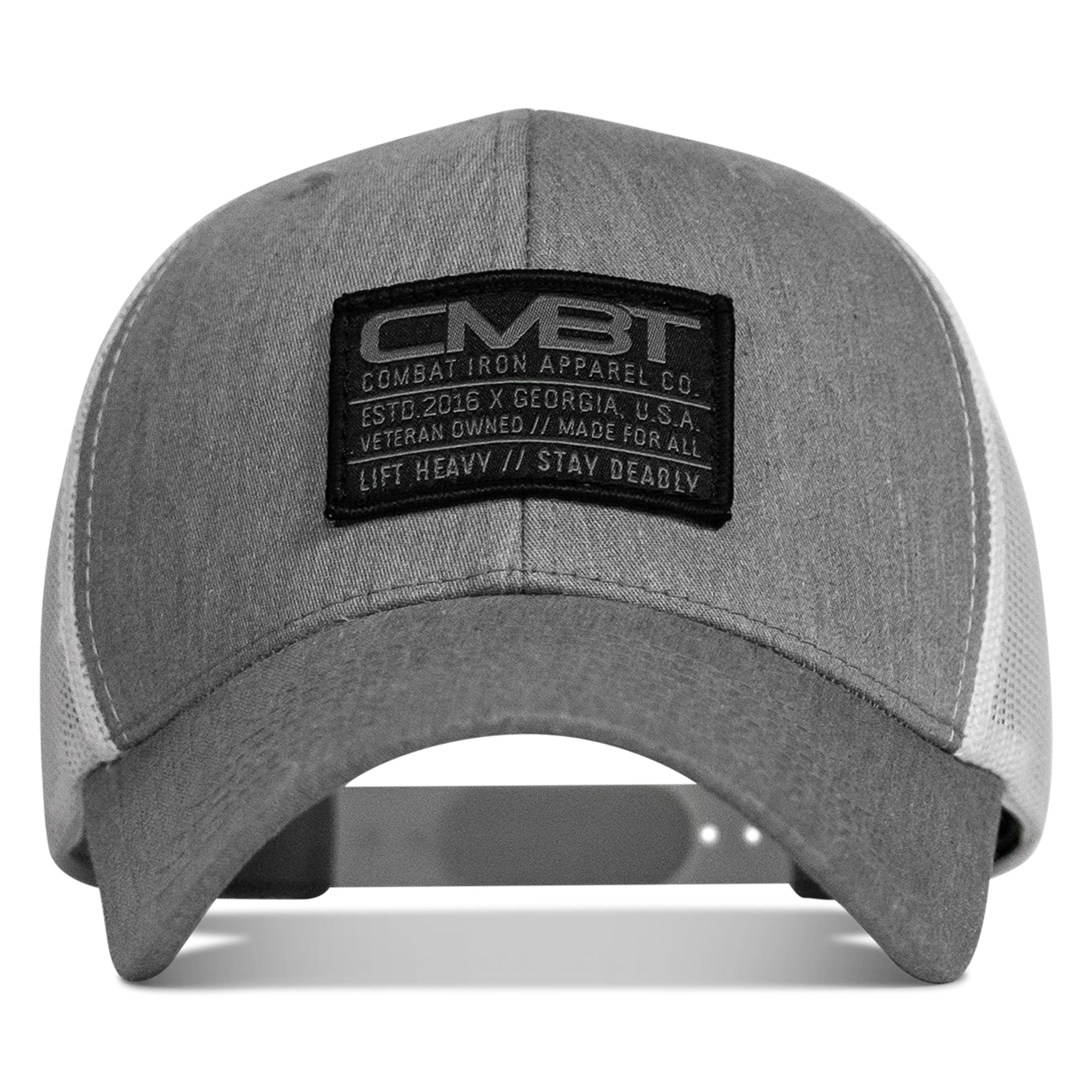 Branded CMBT Subdued Labeled Snapback Hat - Combat Iron Apparel Co.