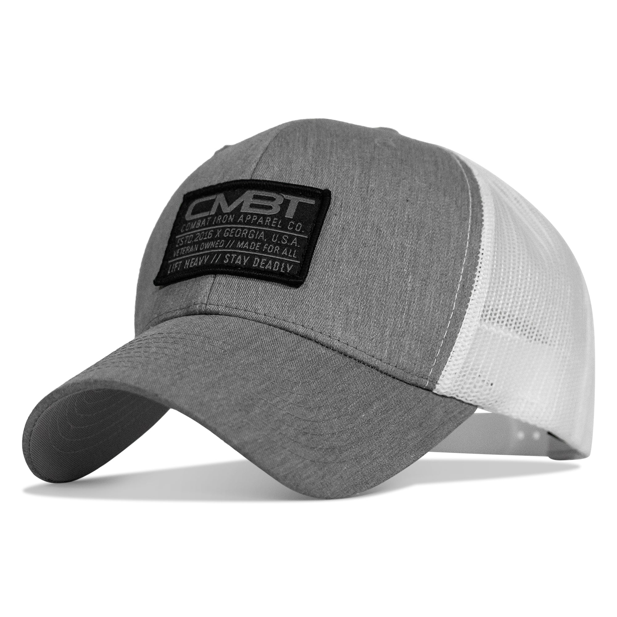 Branded CMBT Subdued Labeled Snapback Hat - Combat Iron Apparel Co.