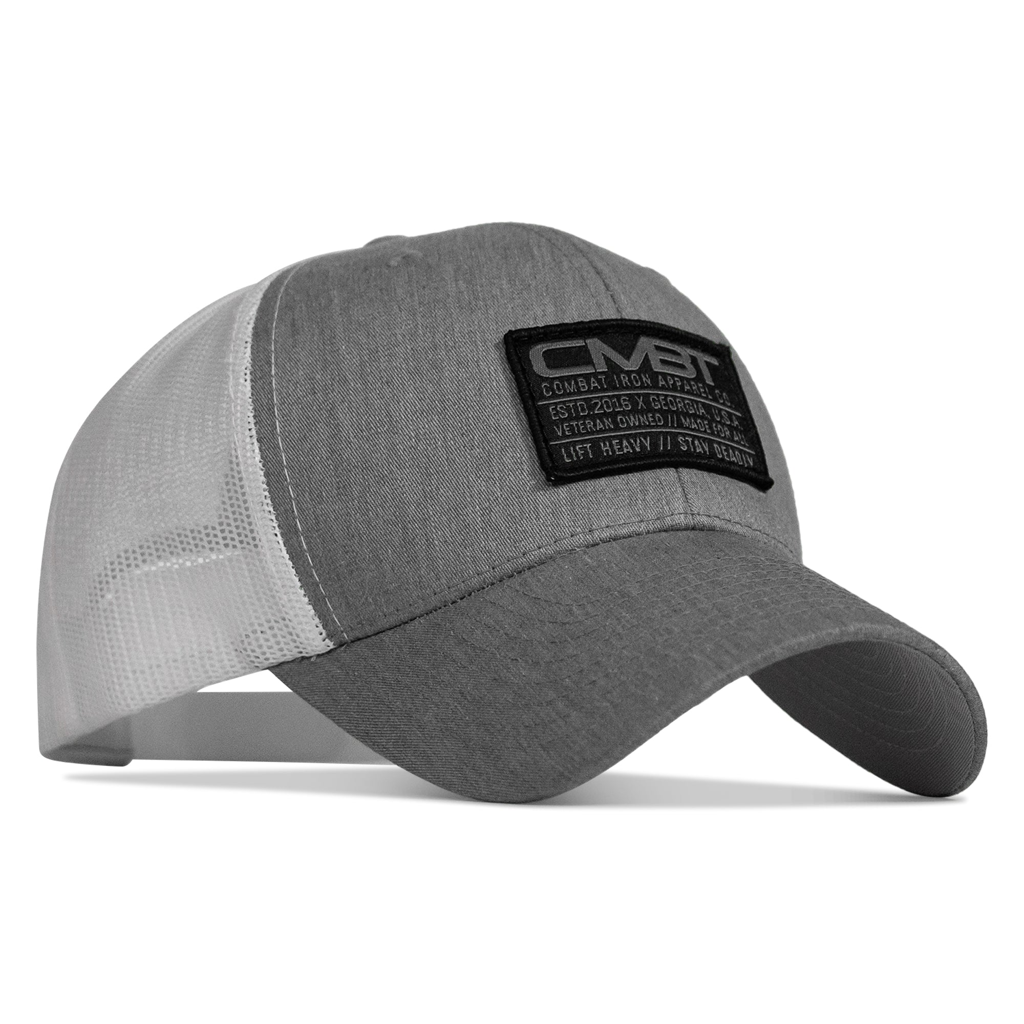 Branded CMBT Subdued Labeled Snapback Hat - Combat Iron Apparel Co.