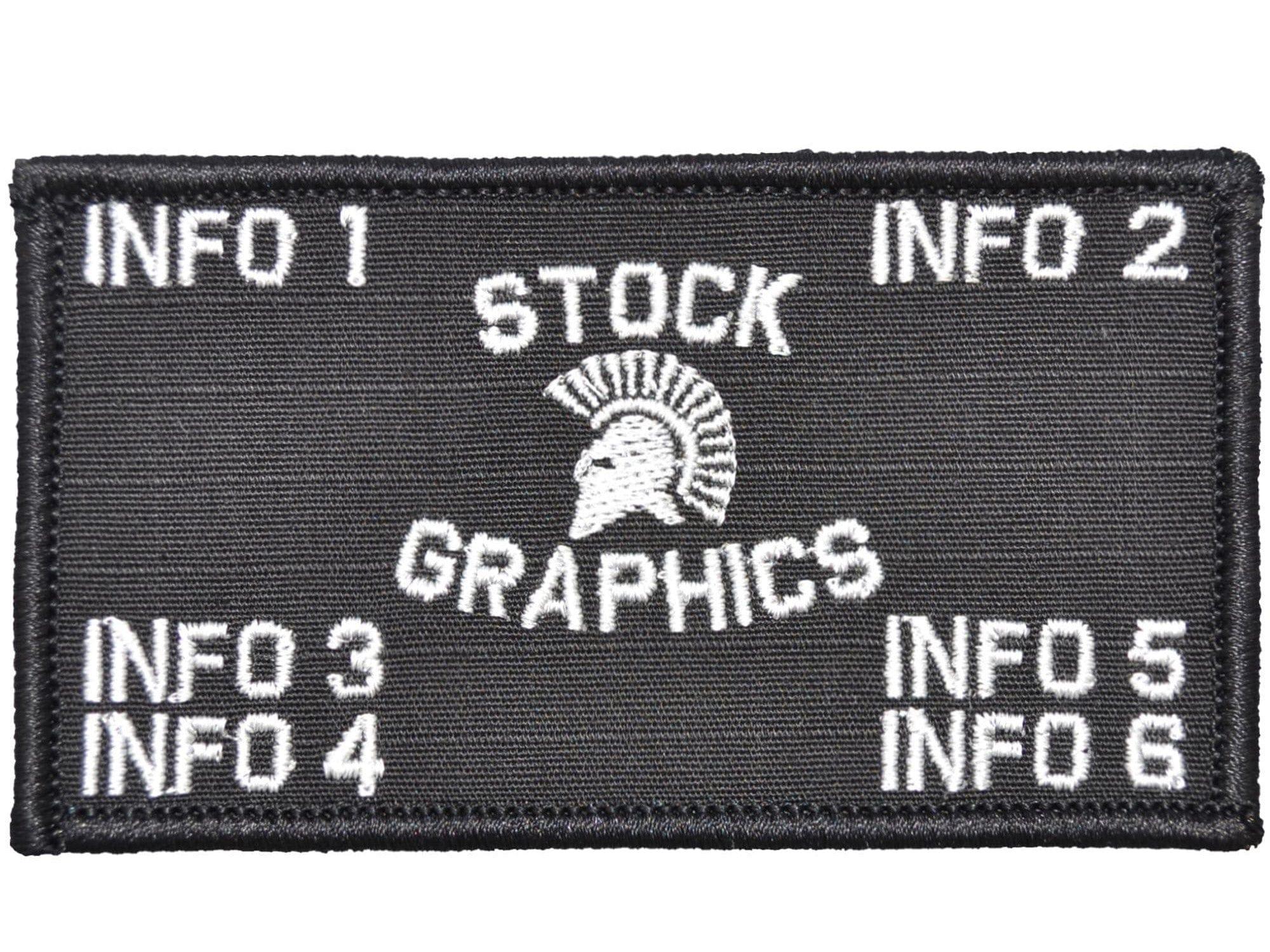 Custom Combat Plate Carrier Flak Patch - Custom Text, Color, and More