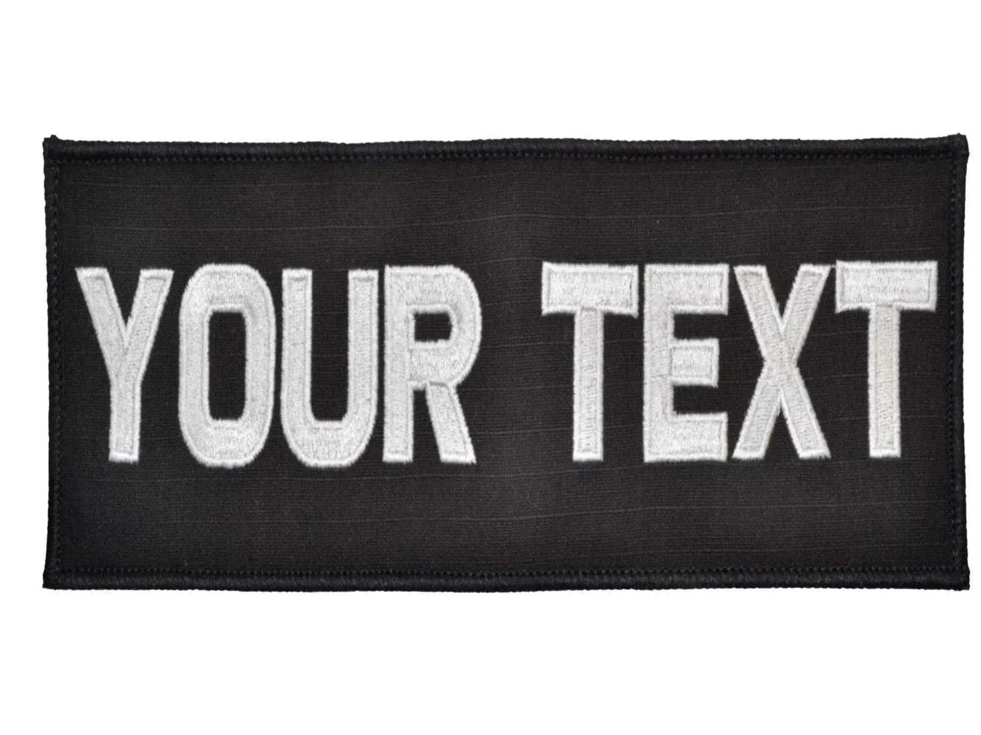 Custom Plate Carrier Text Patch - 2x5