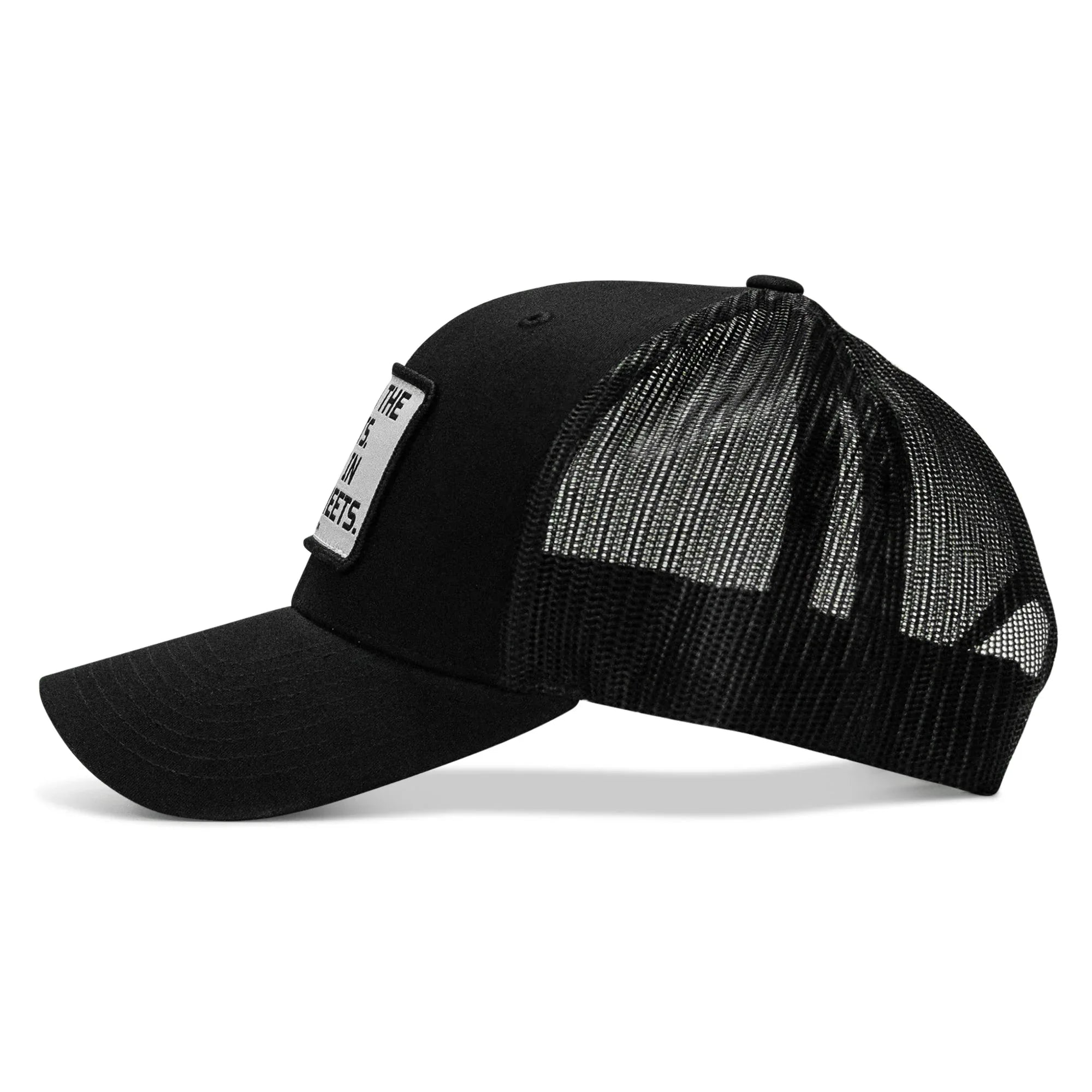 Dad In The Streets. Daddy In The Sheets. White Patch Snapback Hat - Combat Iron Apparel Co.