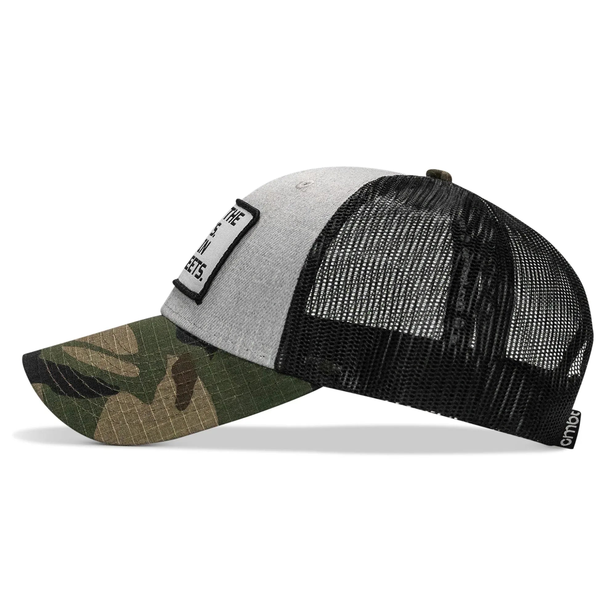 Dad In The Streets. Daddy In The Sheets. White Patch Snapback Hat - Combat Iron Apparel Co.