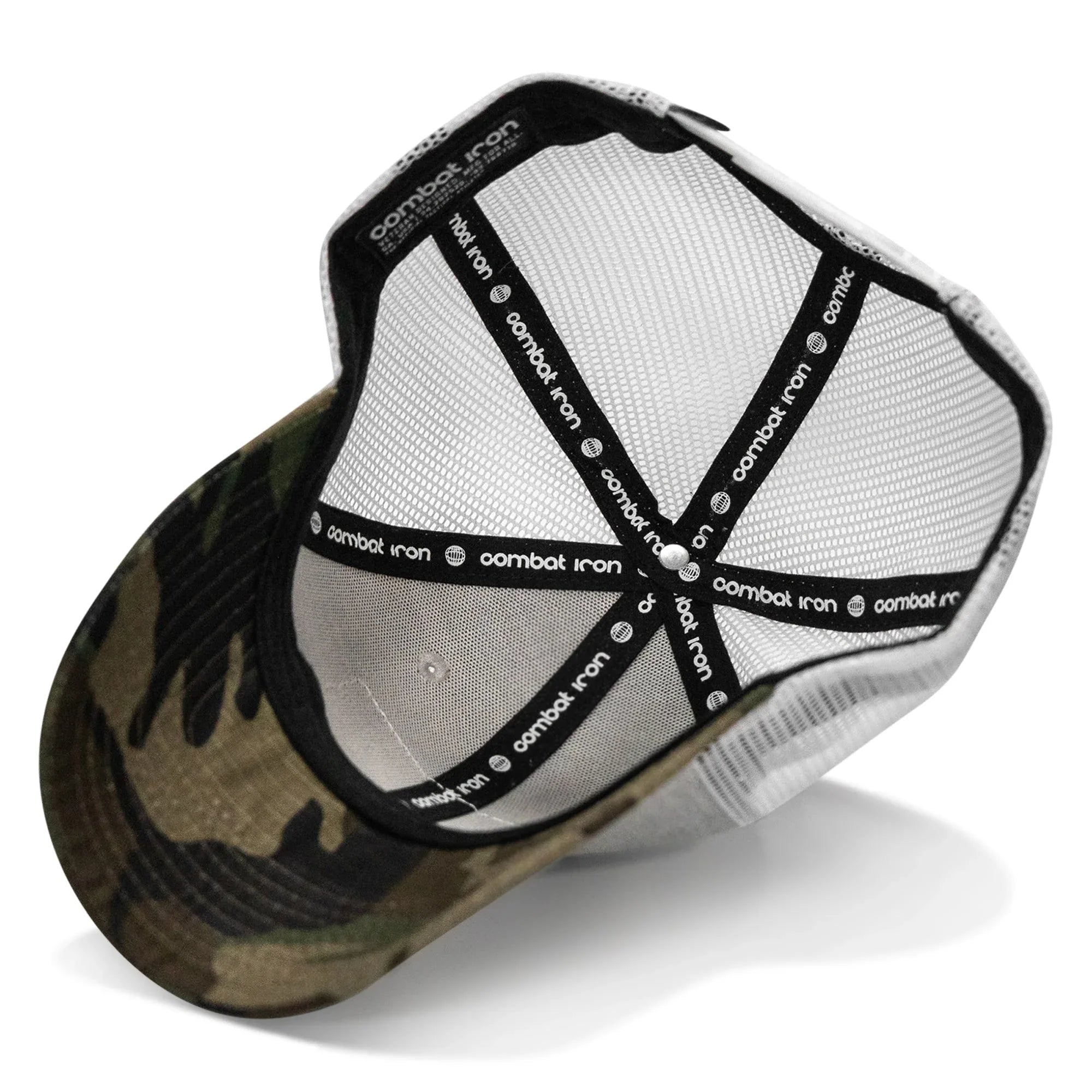 Dad In The Streets. Daddy In The Sheets. White Patch Snapback Hat - Combat Iron Apparel Co.