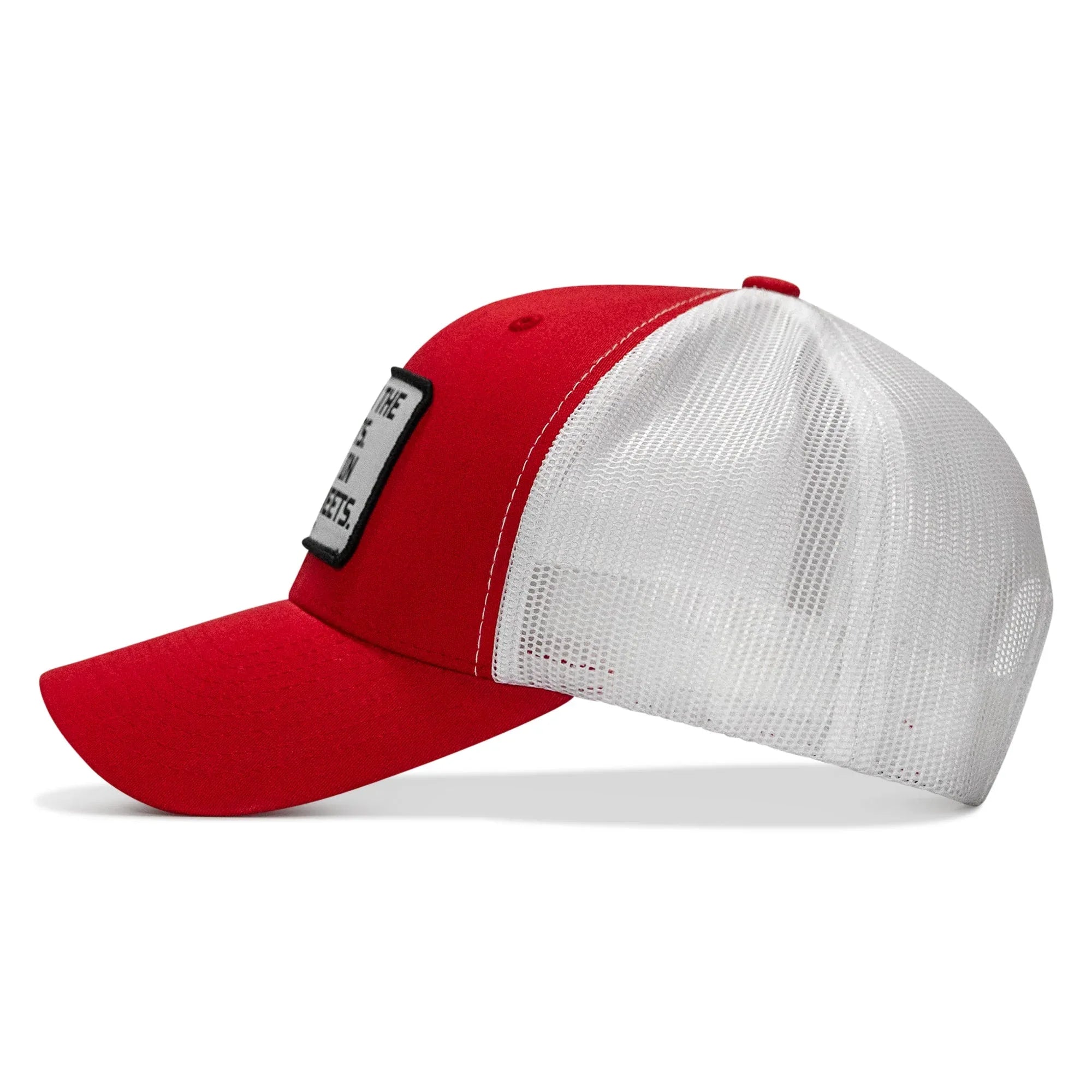 Dad In The Streets. Daddy In The Sheets. White Patch Snapback Hat - Combat Iron Apparel Co.