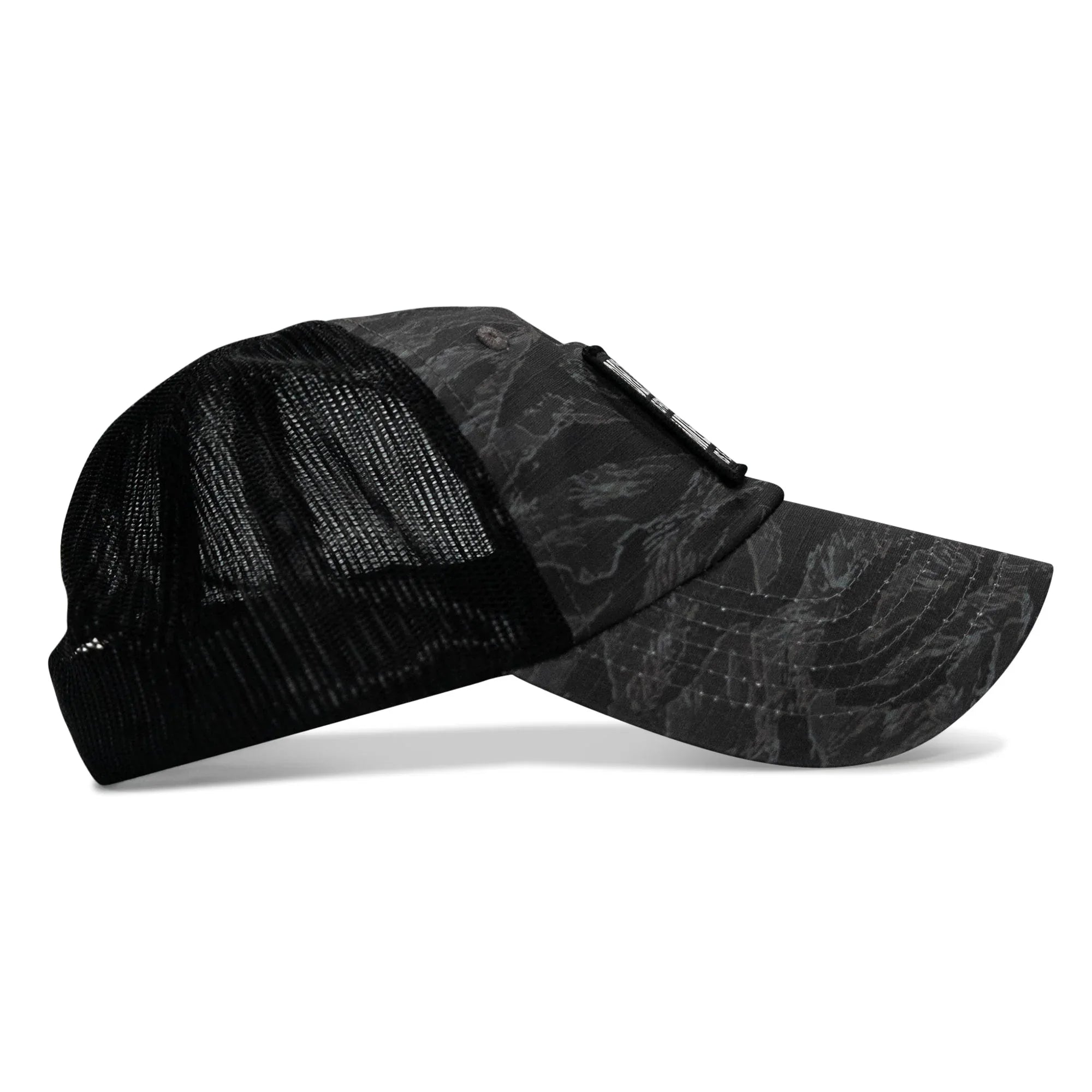 Death Is Promised. Mercy Is Earned Patch. Tactical Ripstop Mesh Snapback Hat - Combat Iron Apparel Co.