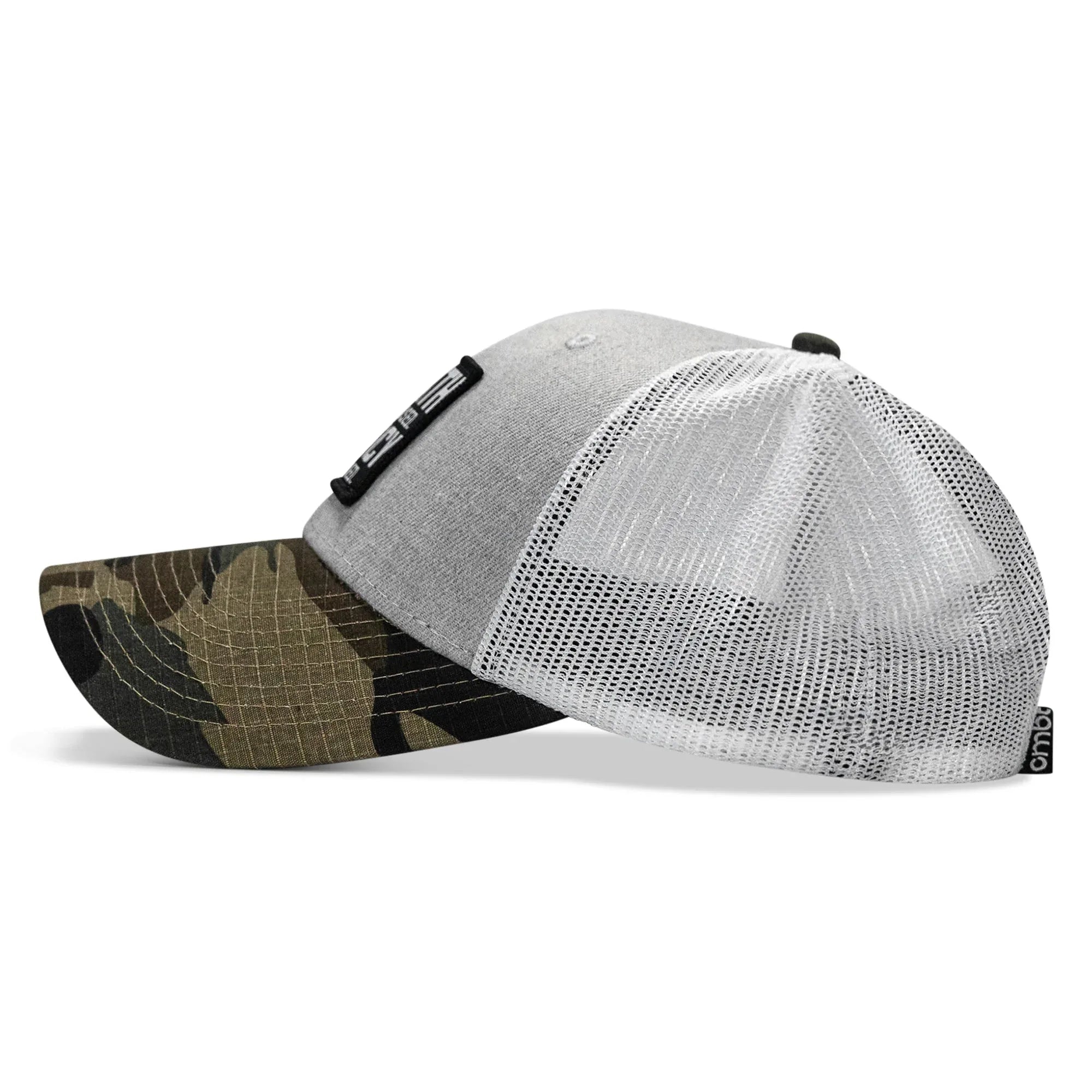 Death Is Promised. Mercy Is Earned Patch Snapback Hat - Combat Iron Apparel Co.