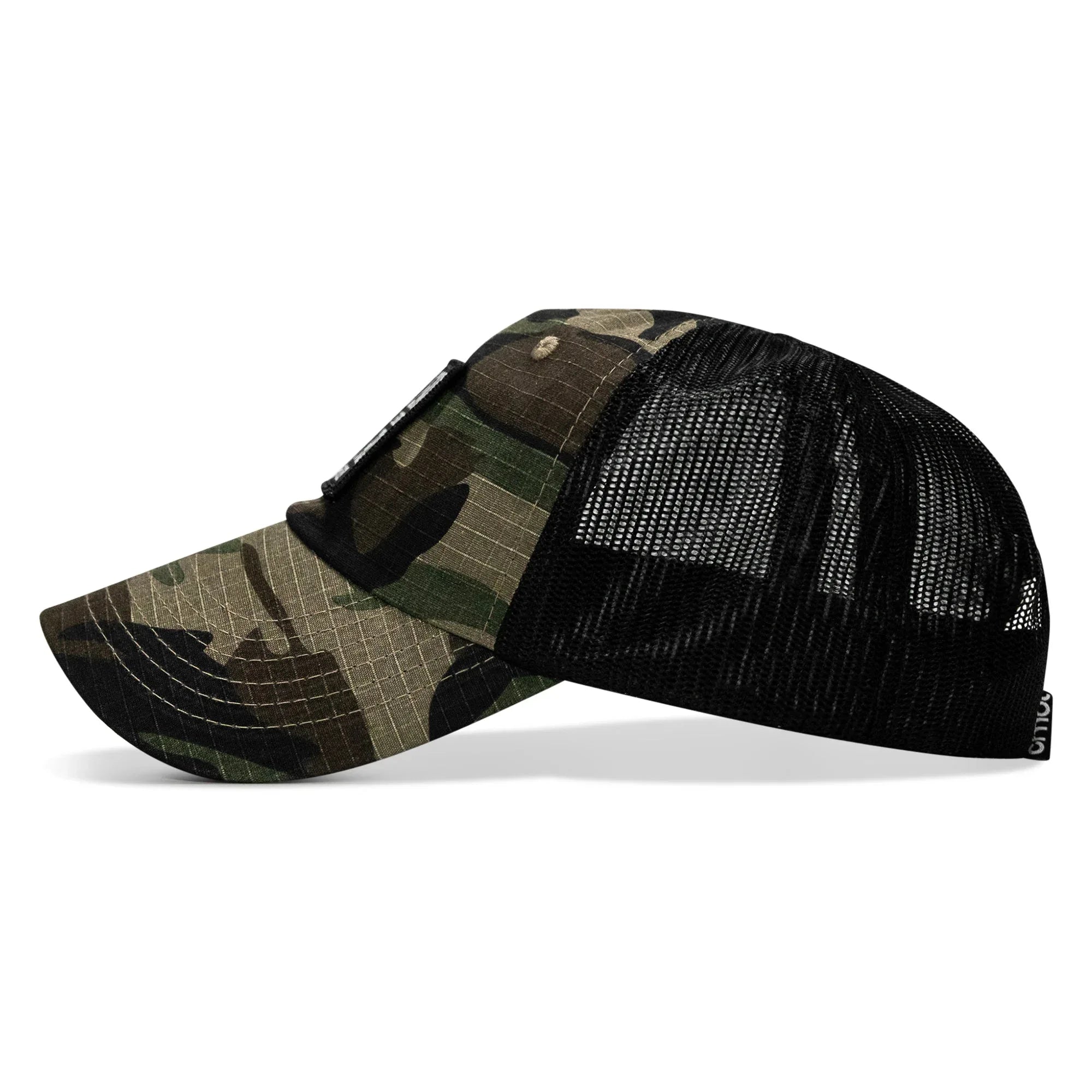 Death Is Promised. Mercy Is Earned Patch. Tactical Ripstop Mesh Snapback Hat - Combat Iron Apparel Co.