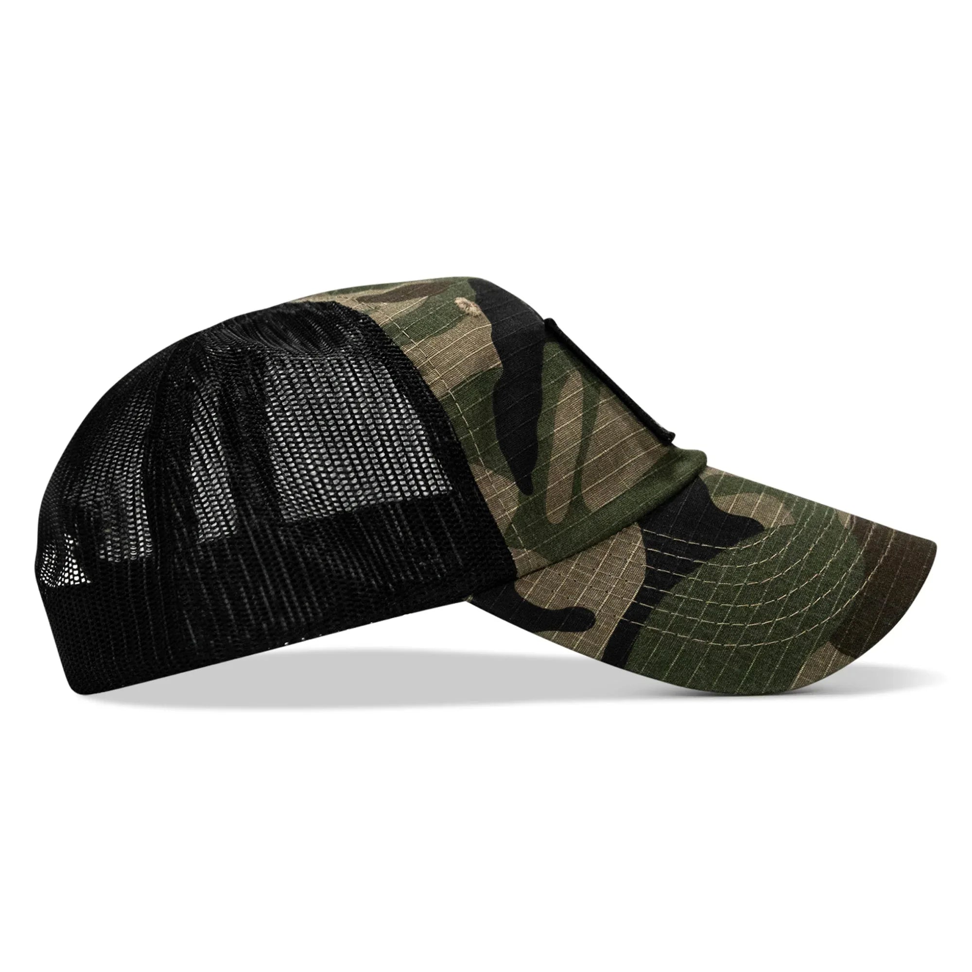 Death Is Promised. Mercy Is Earned Patch. Tactical Ripstop Mesh Snapback Hat - Combat Iron Apparel Co.