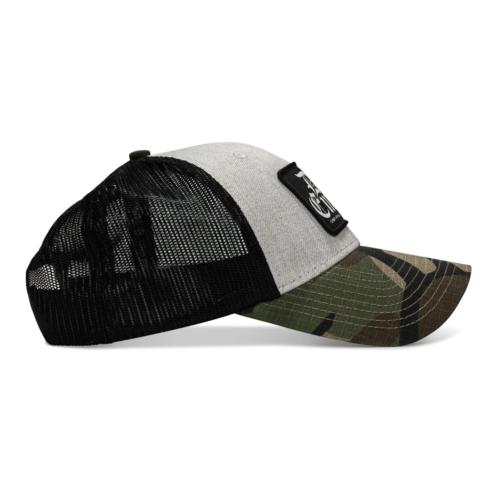 Die Empty Black Patch Snapback Hat - Combat Iron Apparel Co.