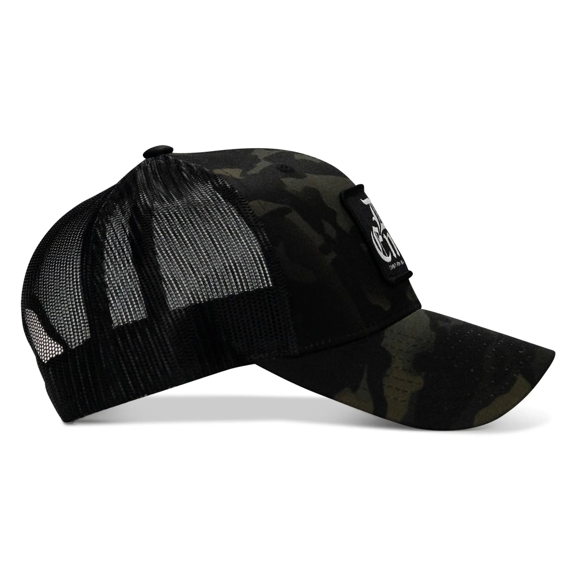Die Empty Black Patch Snapback Hat - Combat Iron Apparel Co.