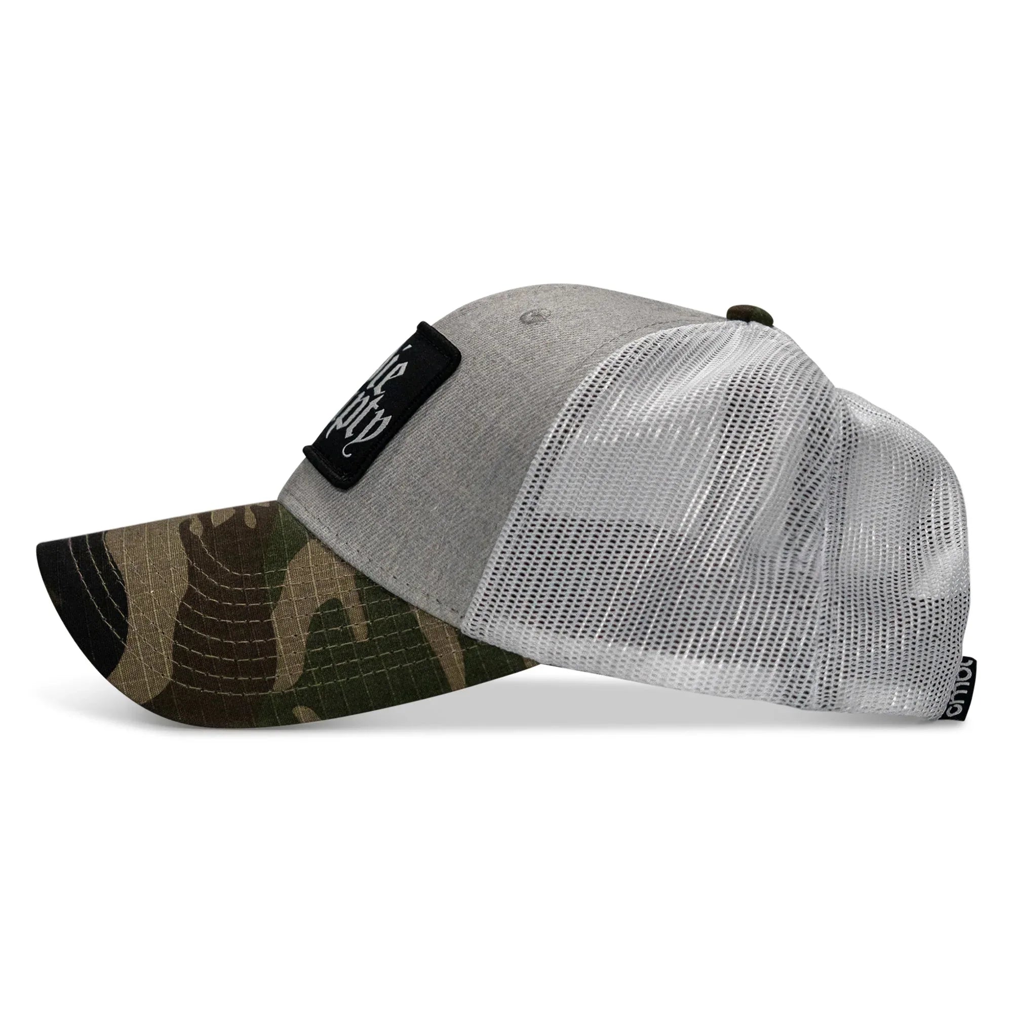 Die Empty Black Patch Snapback Hat - Combat Iron Apparel Co.