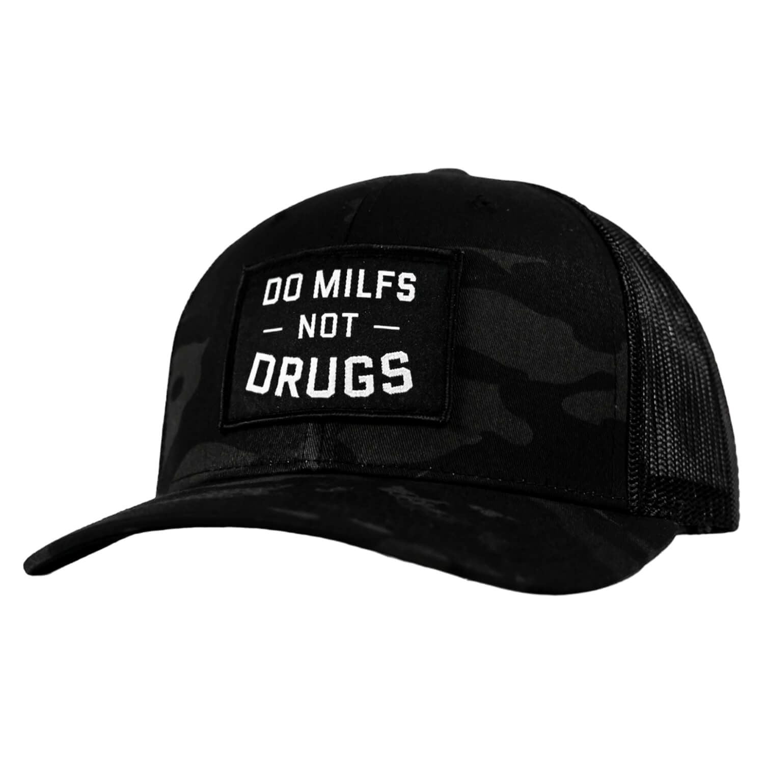 Do Milfs. Not Drugs. Patch Snapback HAT - Combat Iron Apparel Co.