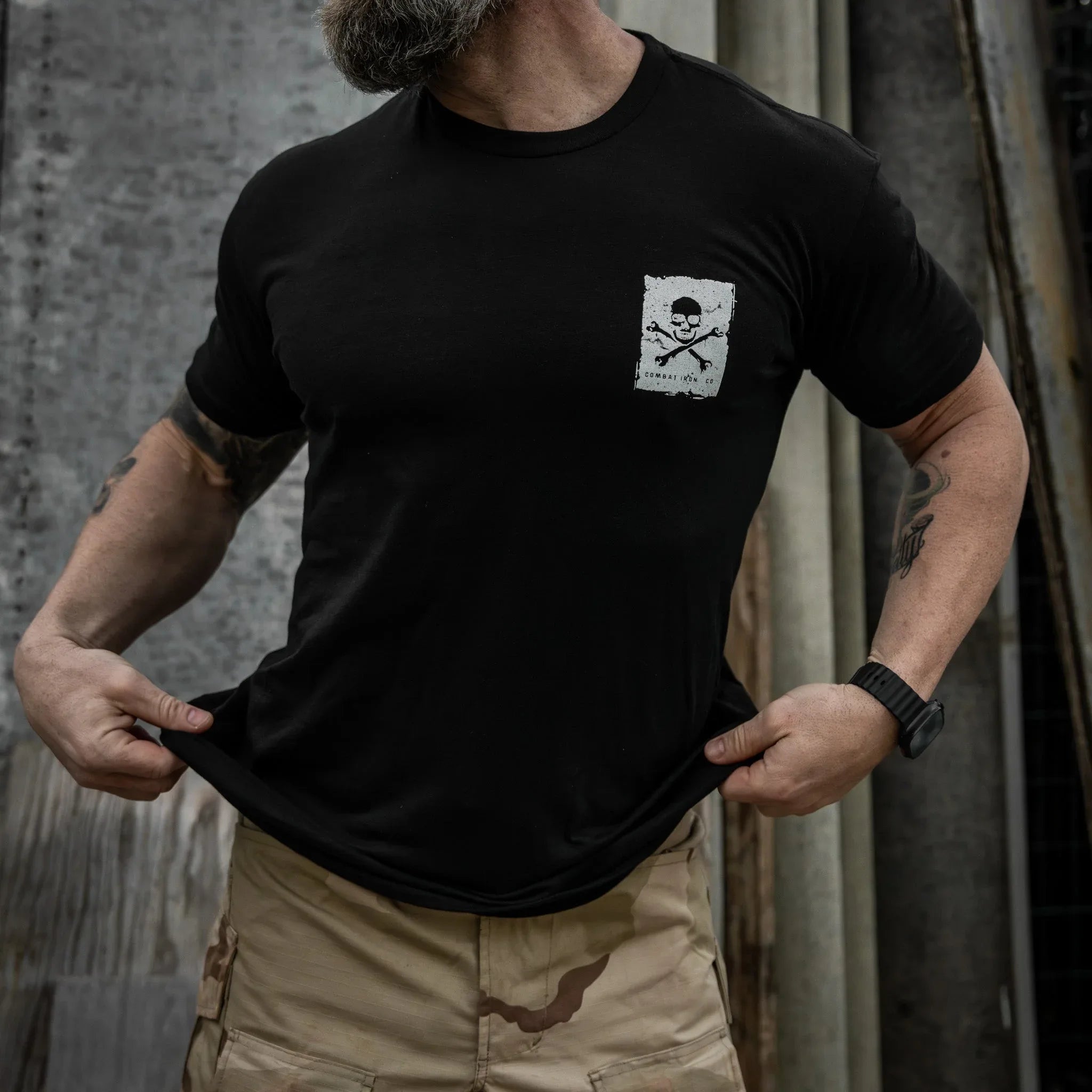 Don't Go Gently Men's T-Shirt - Combat Iron Apparel Co.