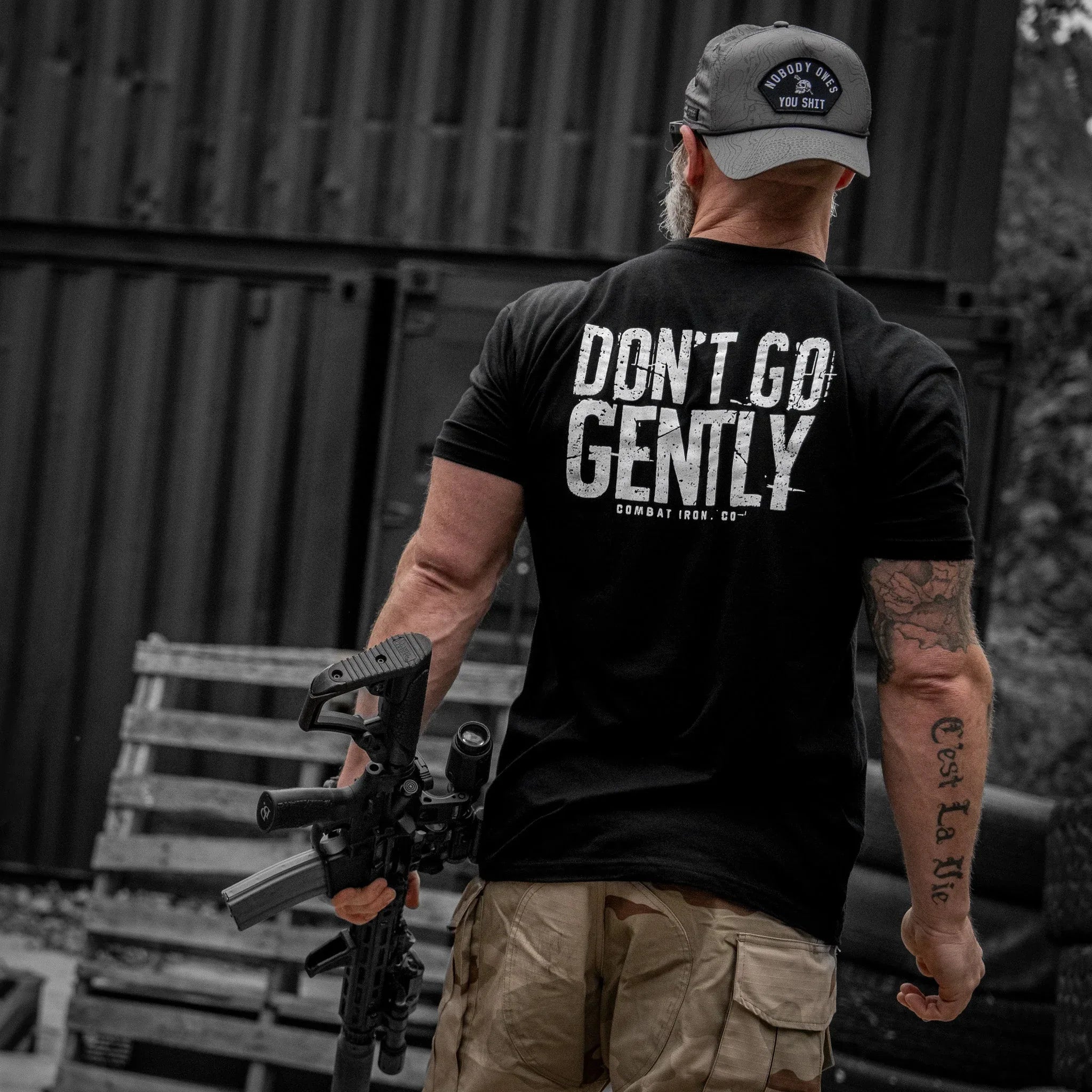 Don't Go Gently Men's T-Shirt - Combat Iron Apparel Co.