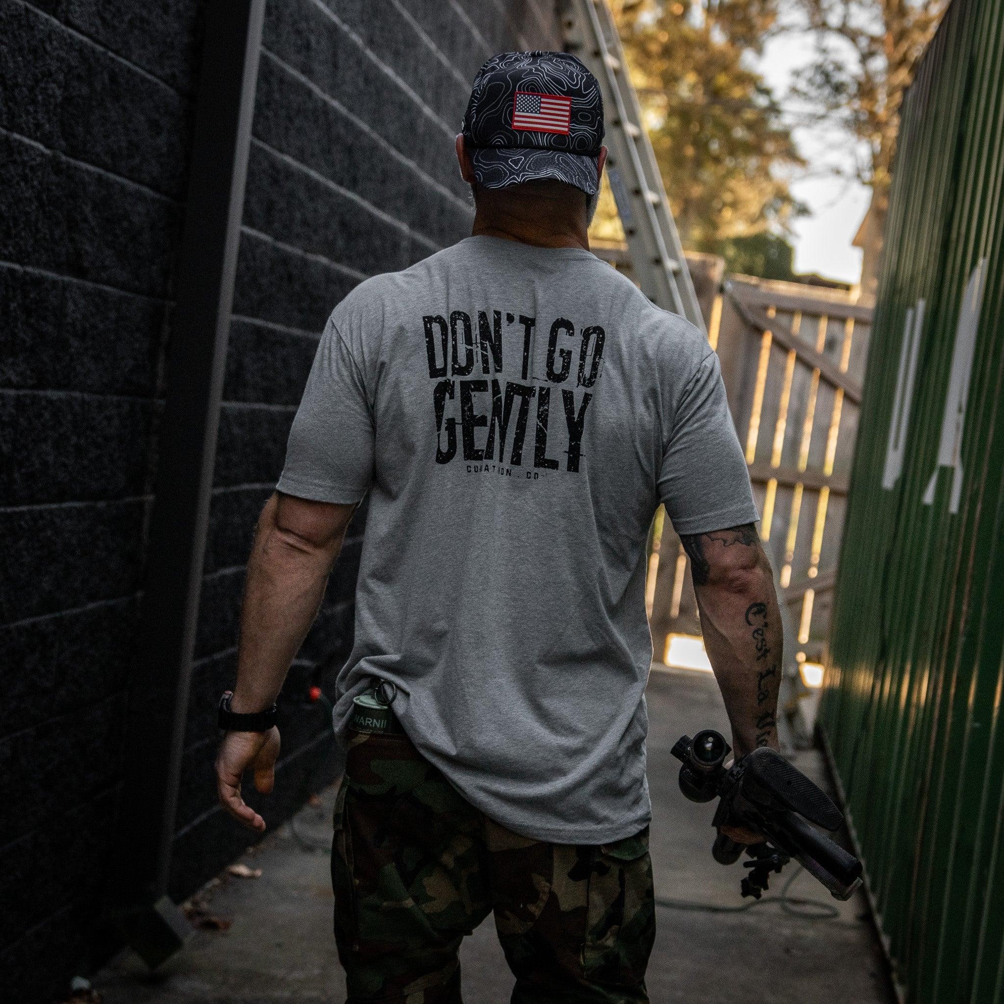 Don't Go Gently Men's T-Shirt - Combat Iron Apparel Co.