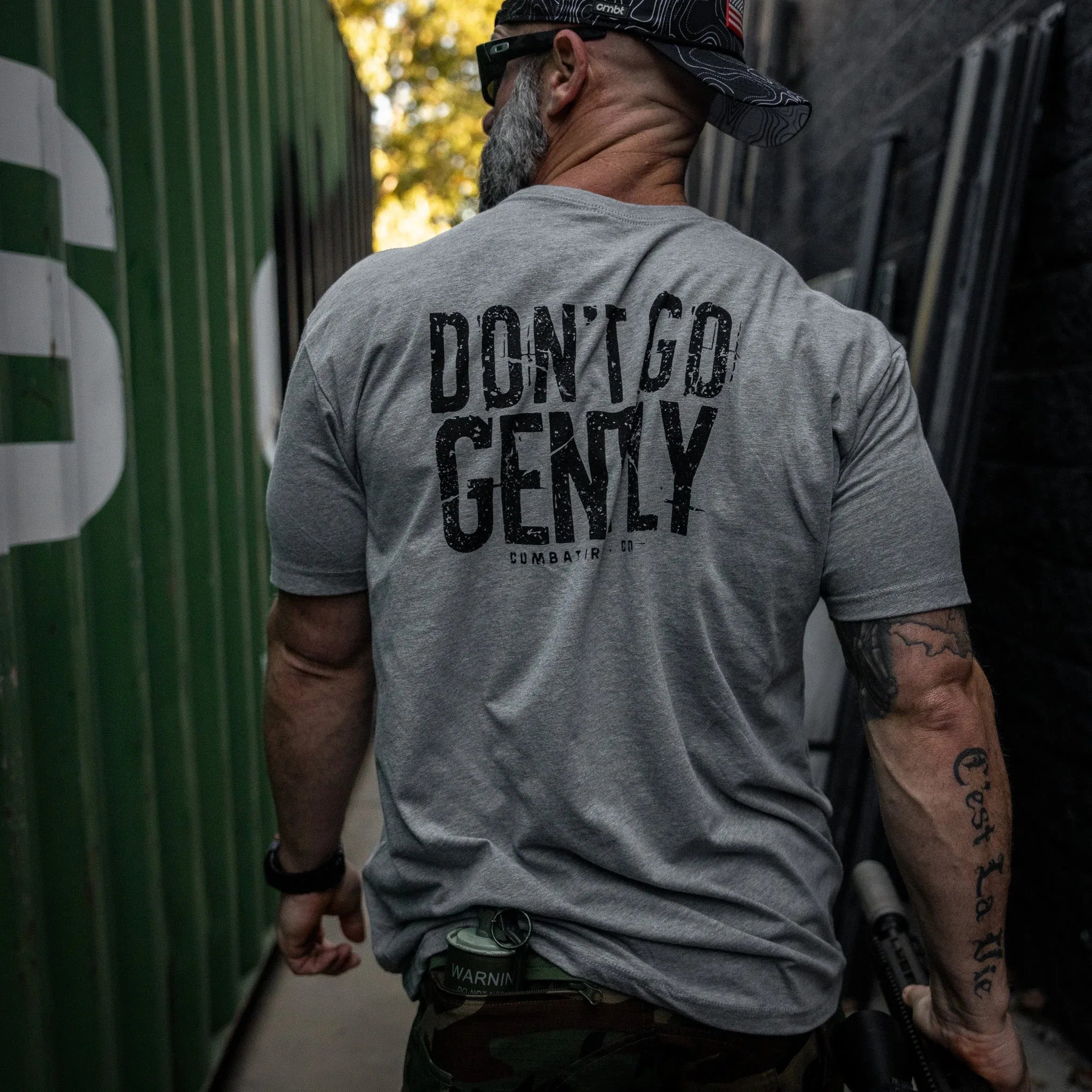 Don't Go Gently Men's T-Shirt - Combat Iron Apparel Co.