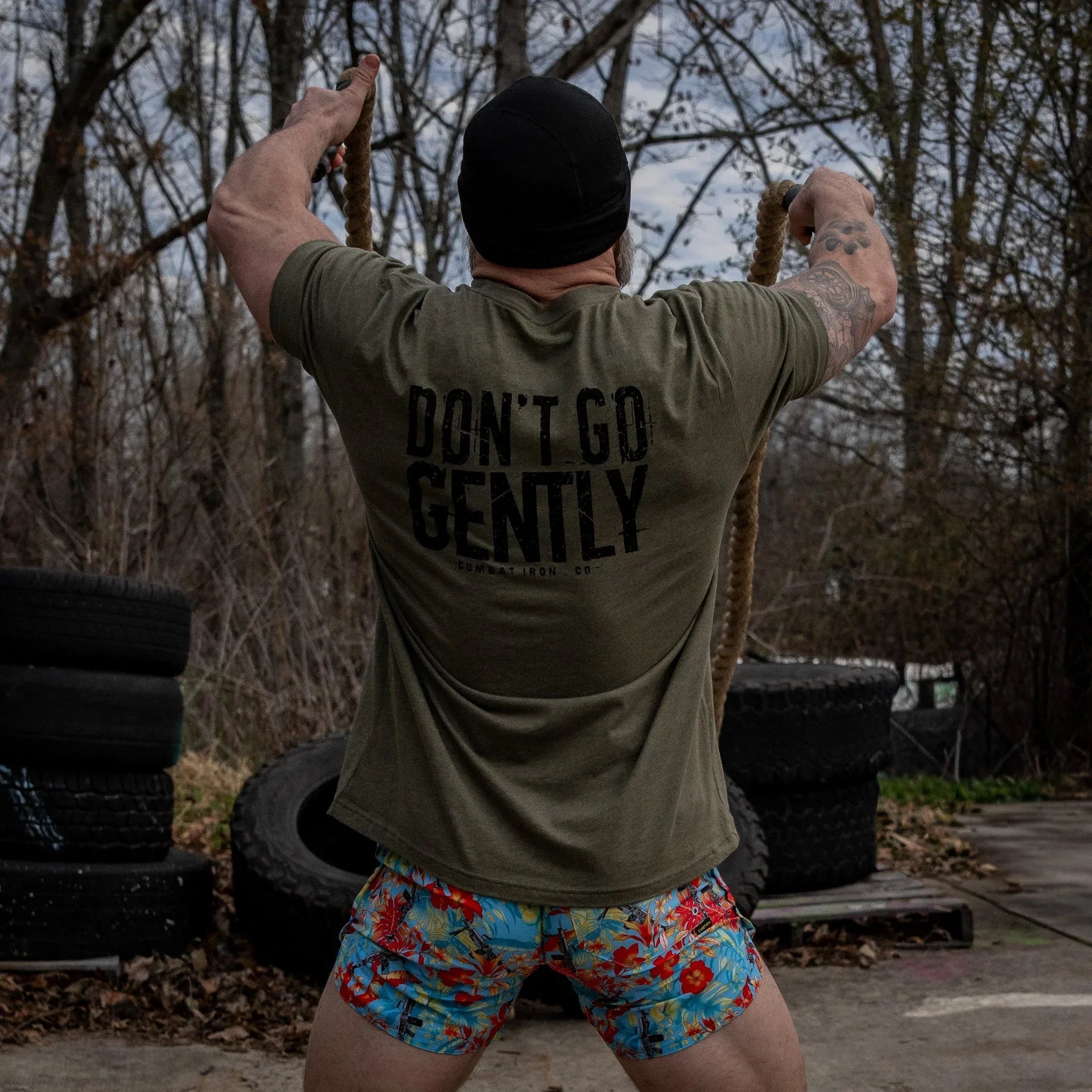 Don't Go Gently Men's T-Shirt - Combat Iron Apparel Co.